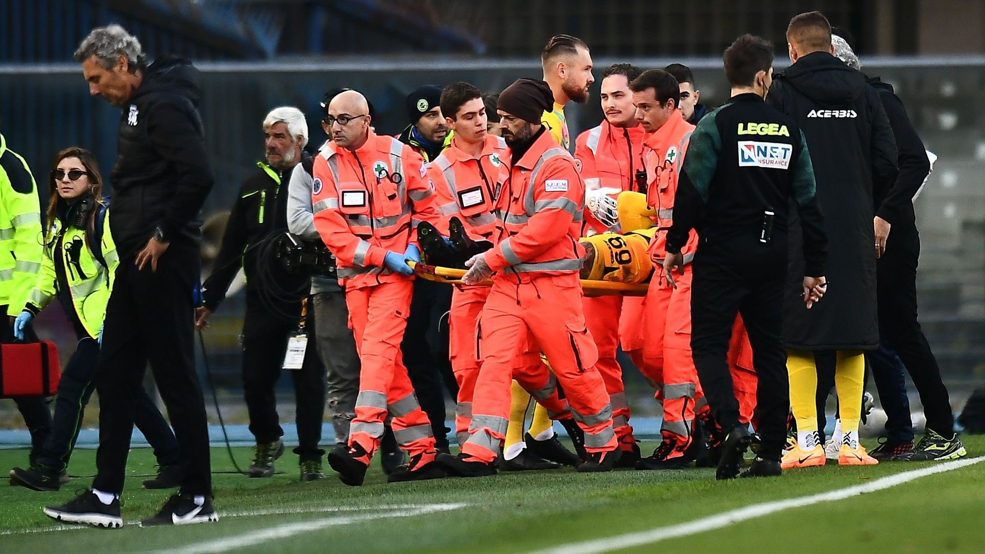 Bartlomiej Drągowski injury Verona Spezia 13112022