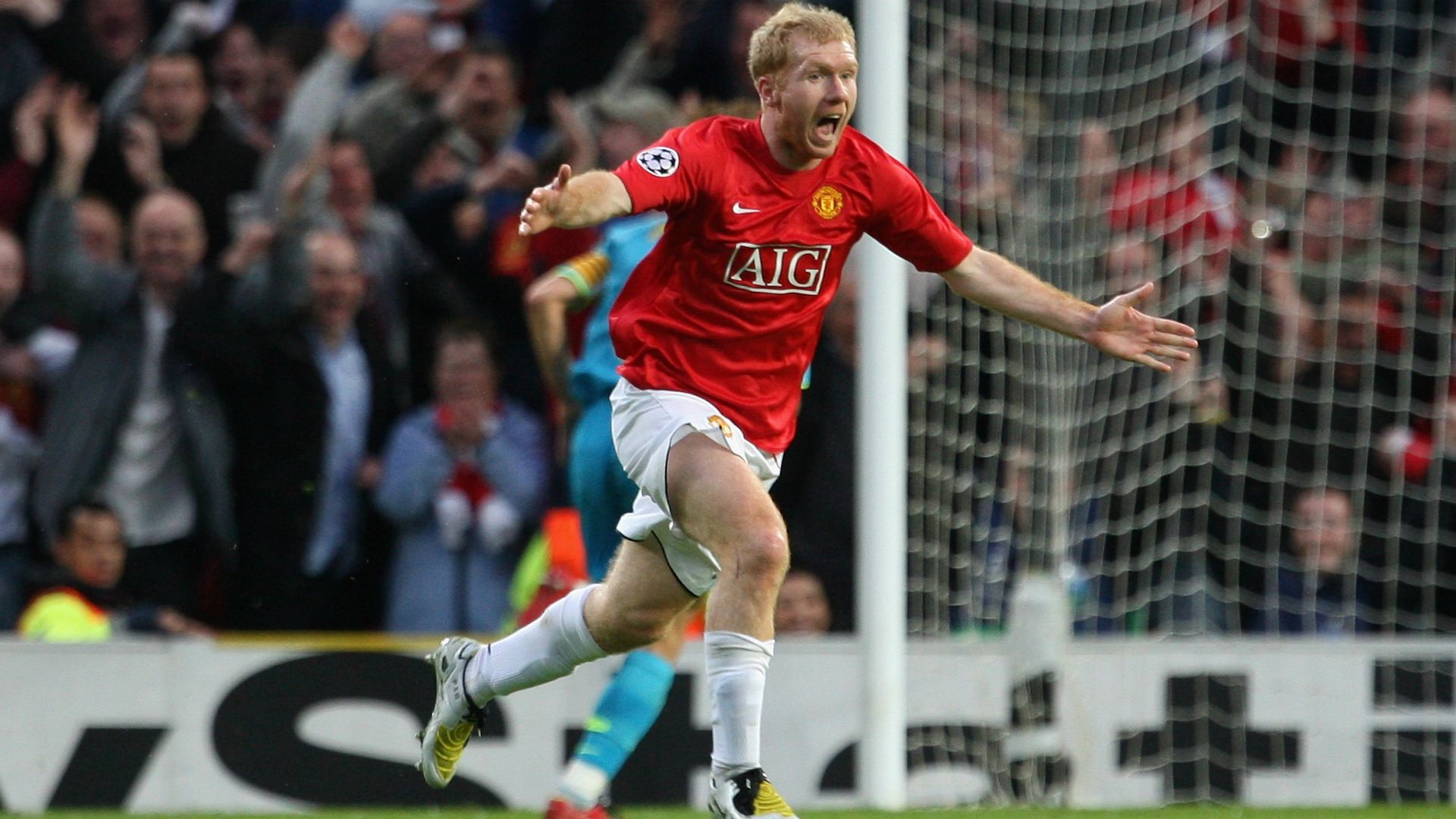 Paul Scholes v Barcelona