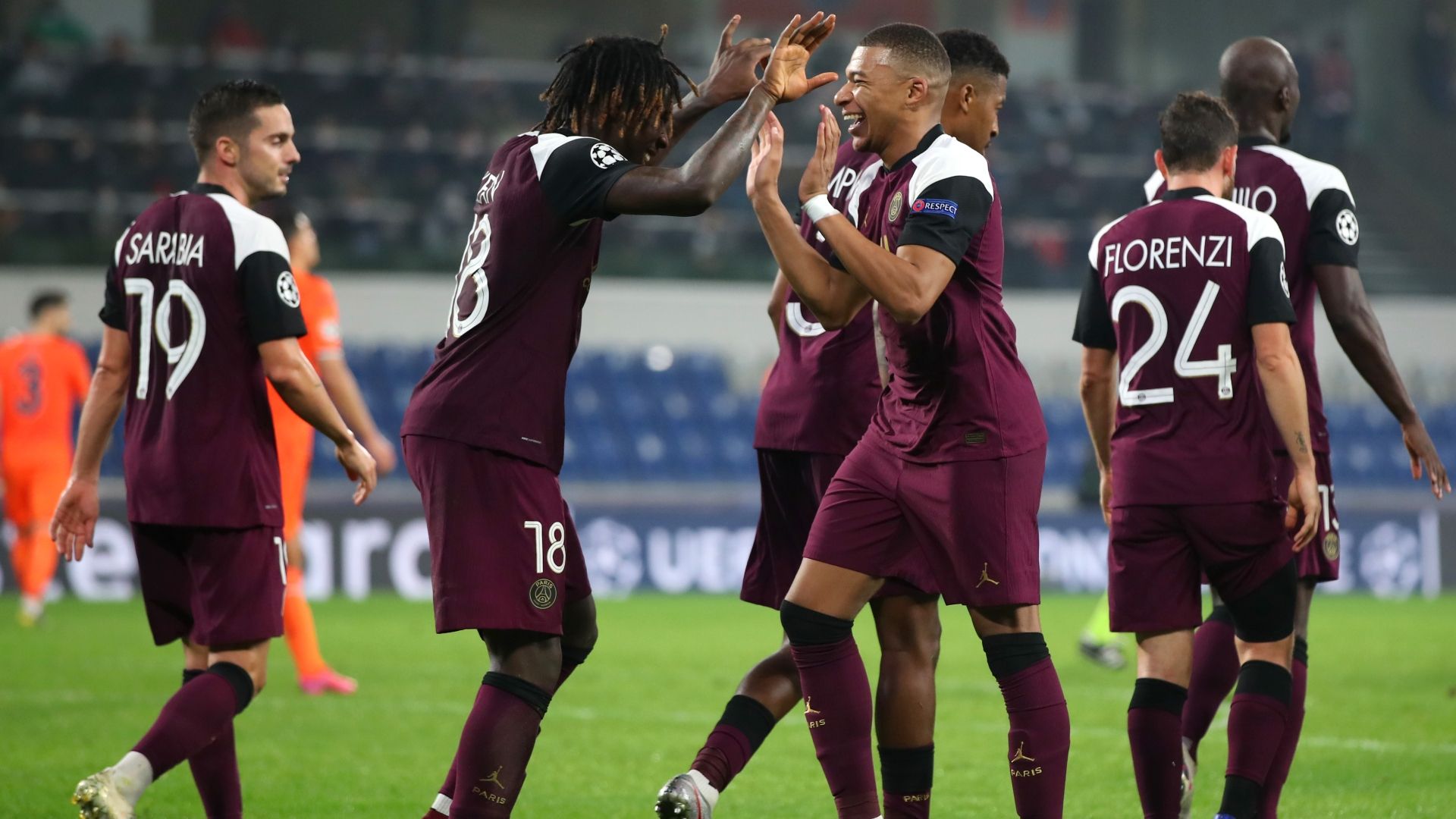 Kean Mbappé Basaksehir PSG Champions League 281020