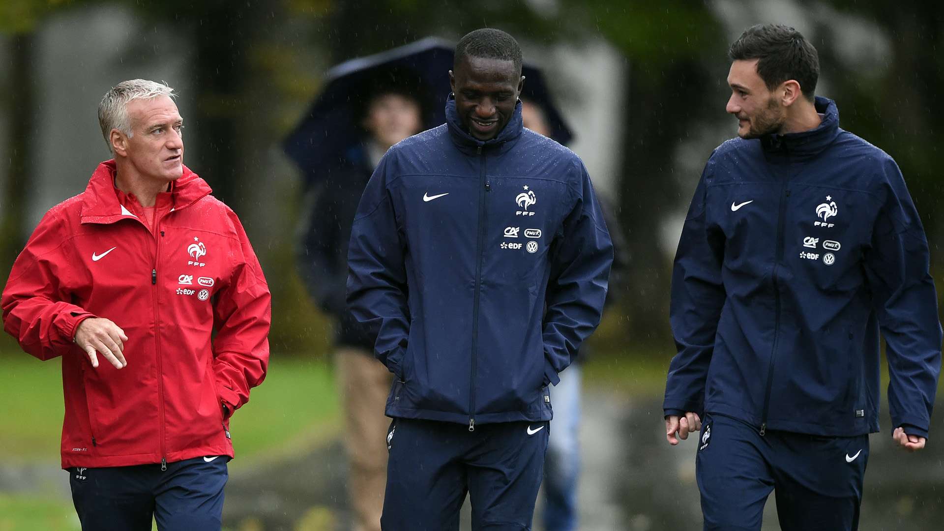 France national team training Deschamps Mandanda