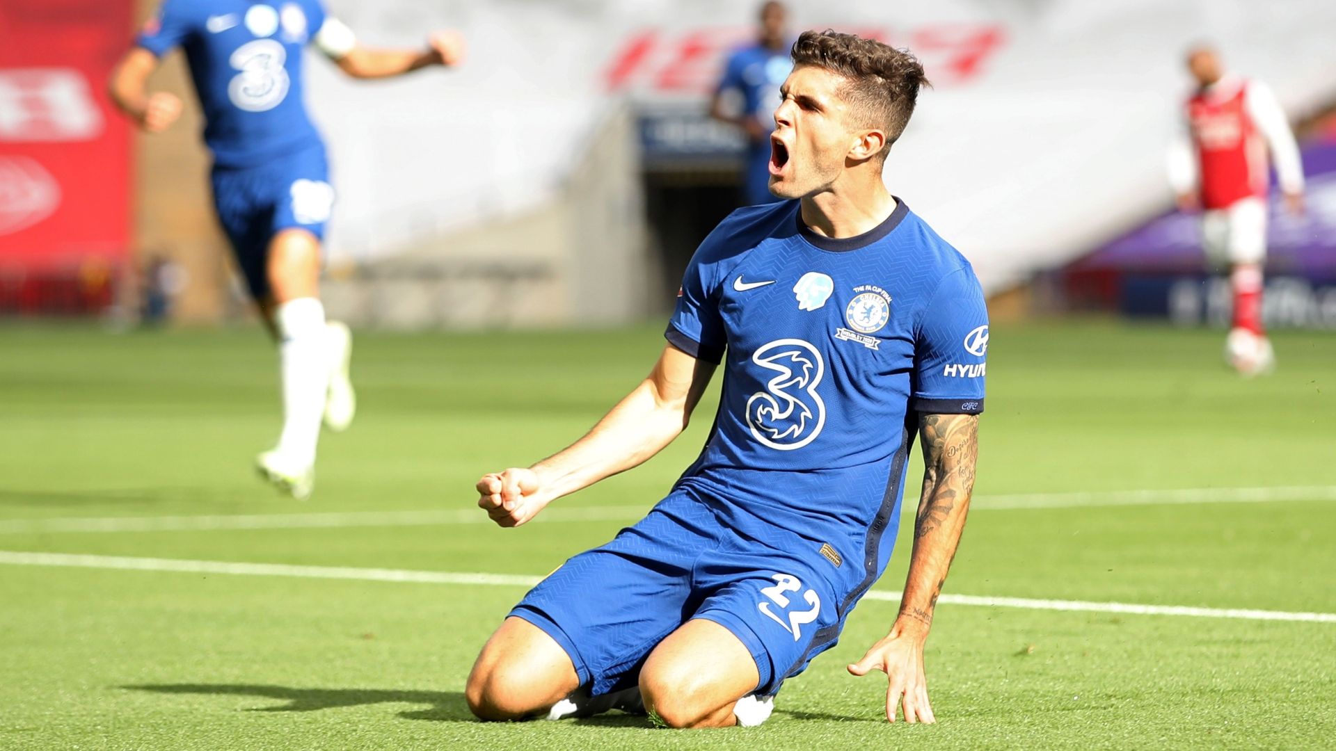 Christian Pulisic Chelsea Arsenal FA Cup final 2019-20