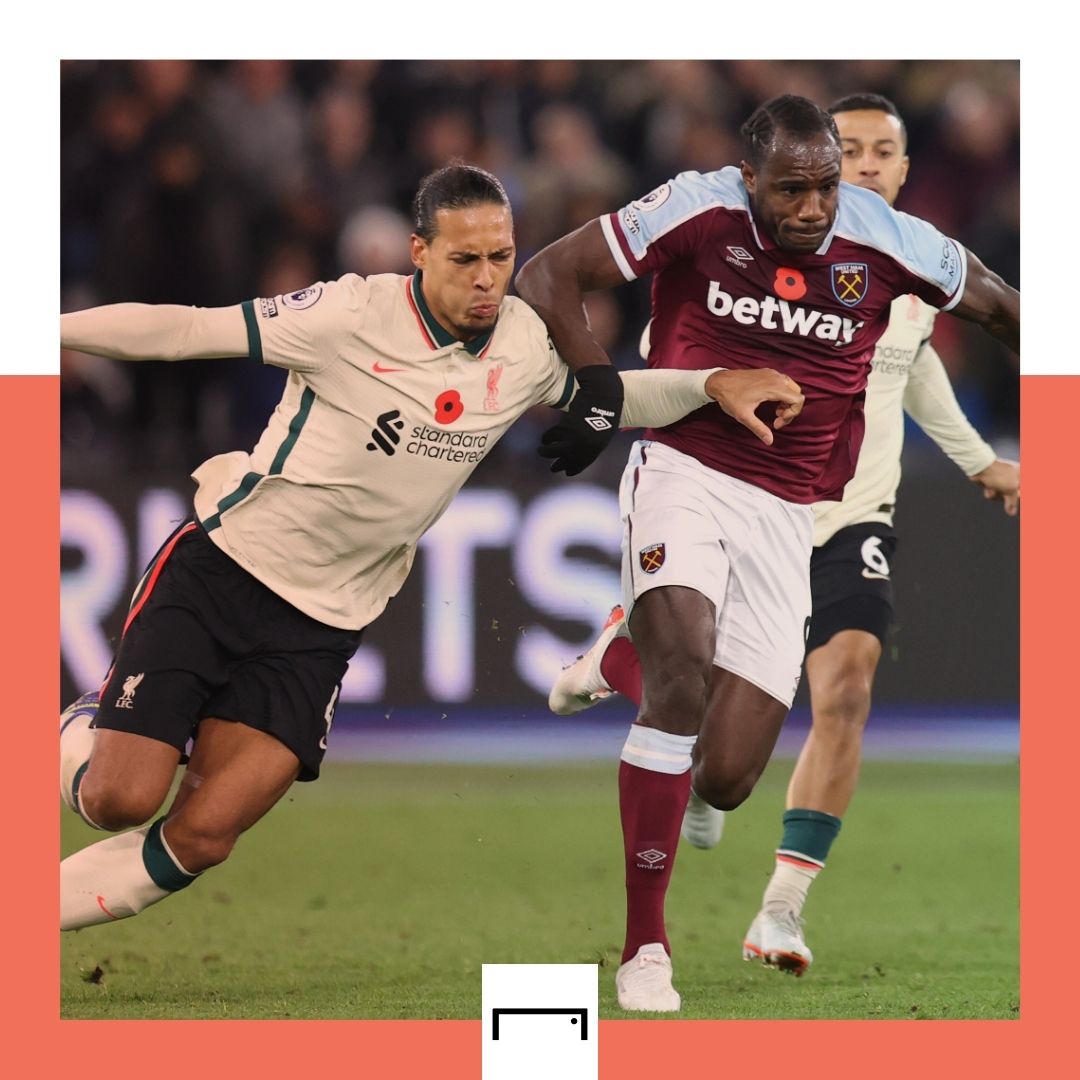 Virgil van Dijk Liverpool West Ham Premier League 2021-22 GFX