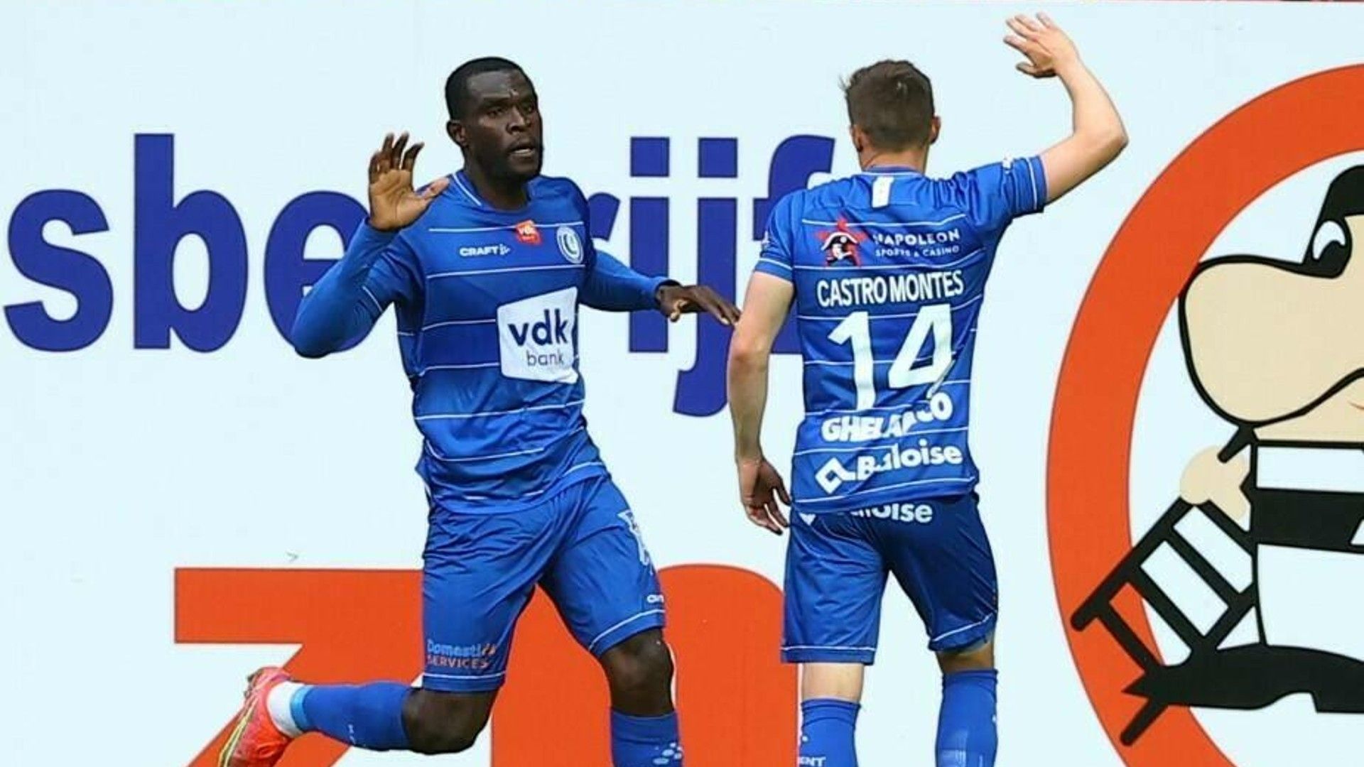 KAA Gent and Camerron defender Michael Ngadeu-Ngadjui.