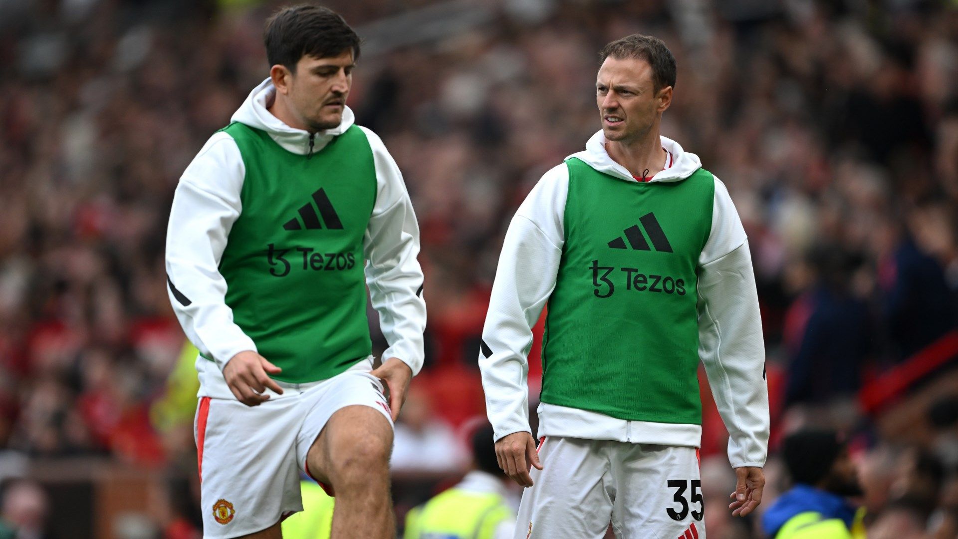 Harry Maguire Johnny Evans Manchester United 2024