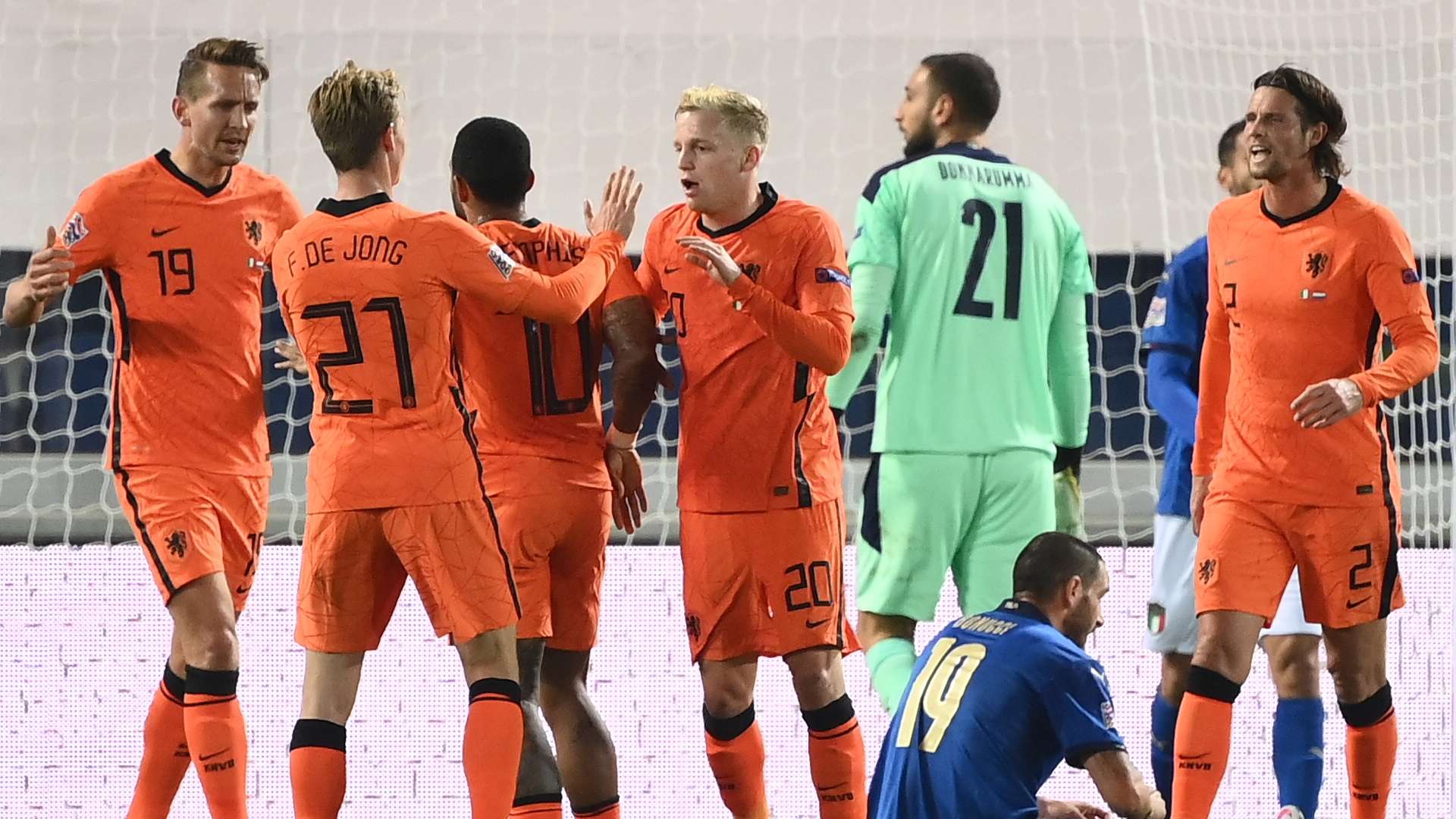 Donny van de Beek, Italy vs Netherlands 2020