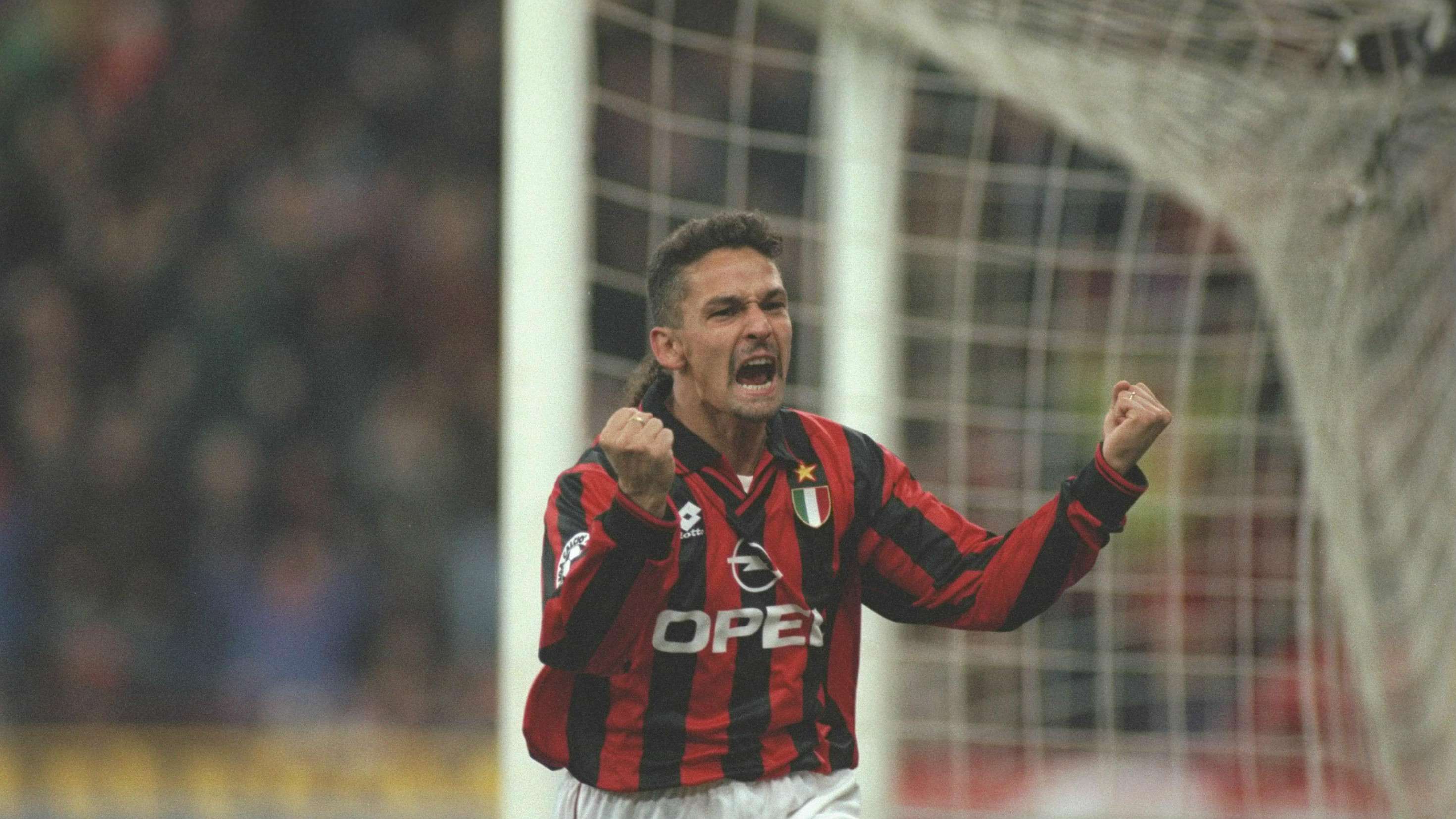 Roberto Baggio Milan 24101996