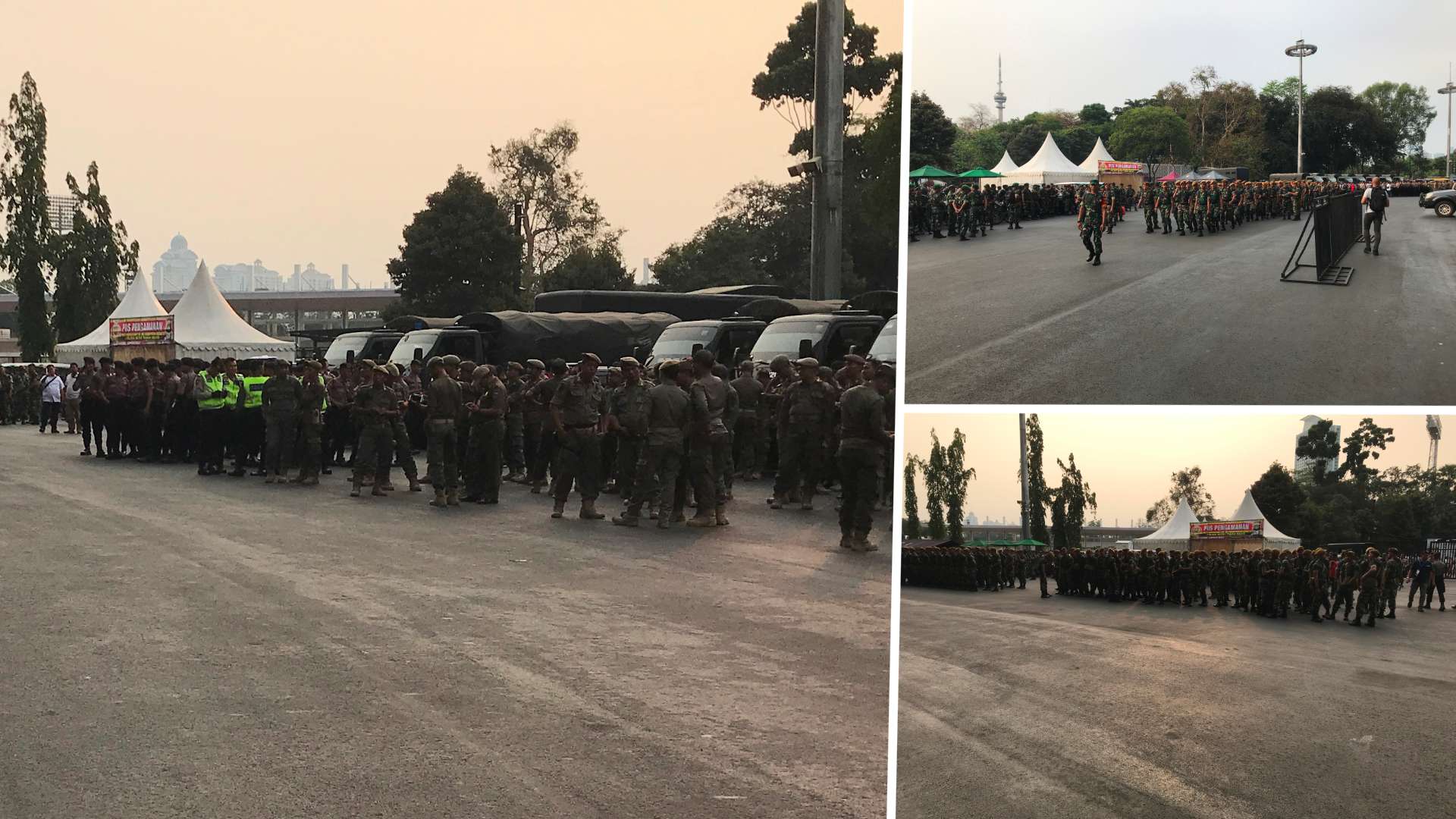 Indonesia v Malaysia, security