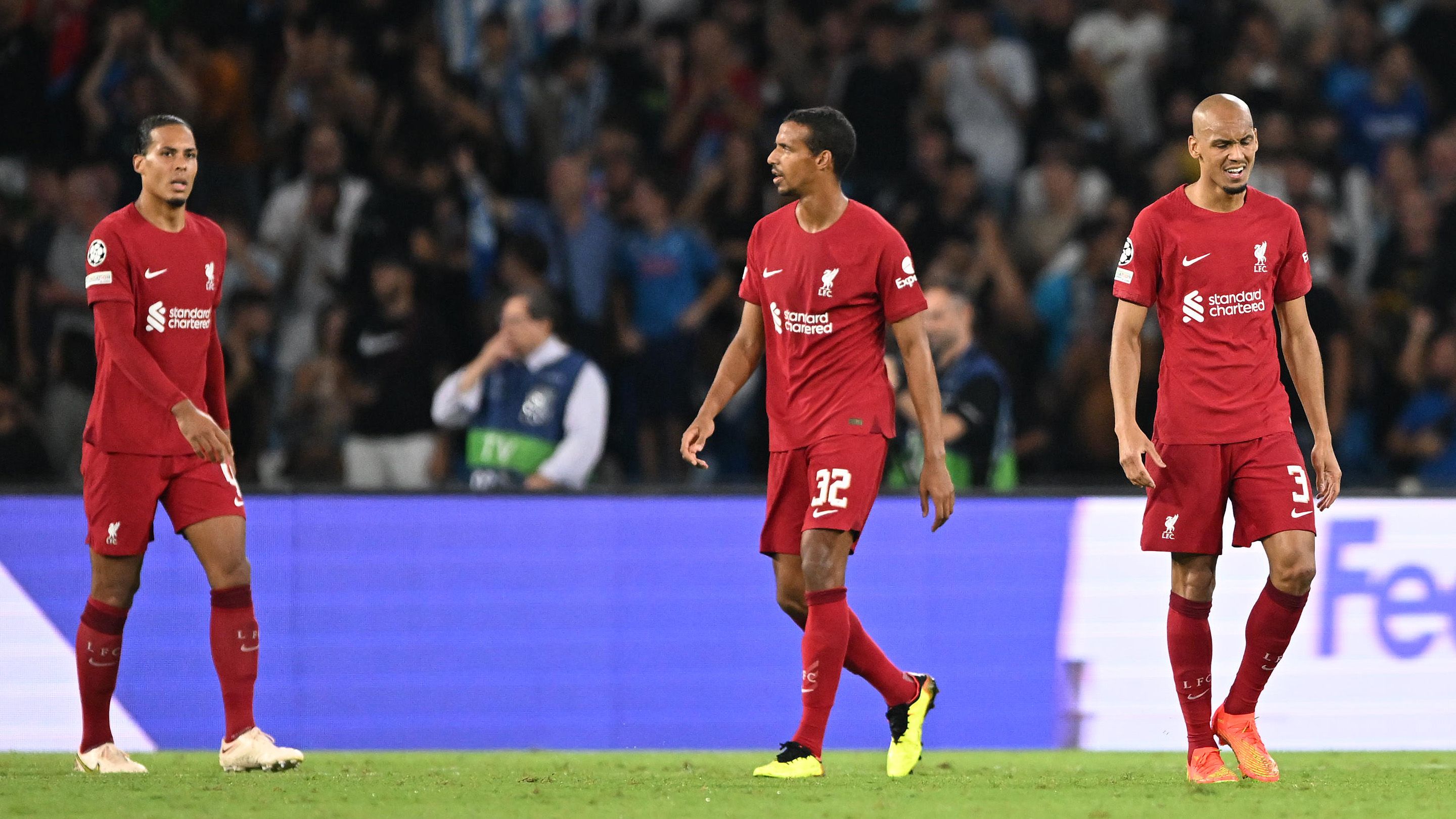 Virgil van Dijk Joel Matip Fabinho Liverpool 2022-23