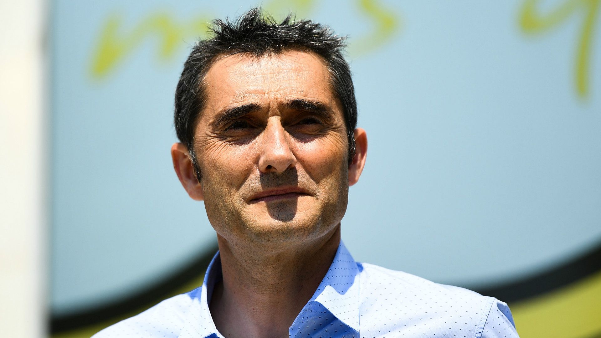 Ernesto Valverde Barcelona unveiling