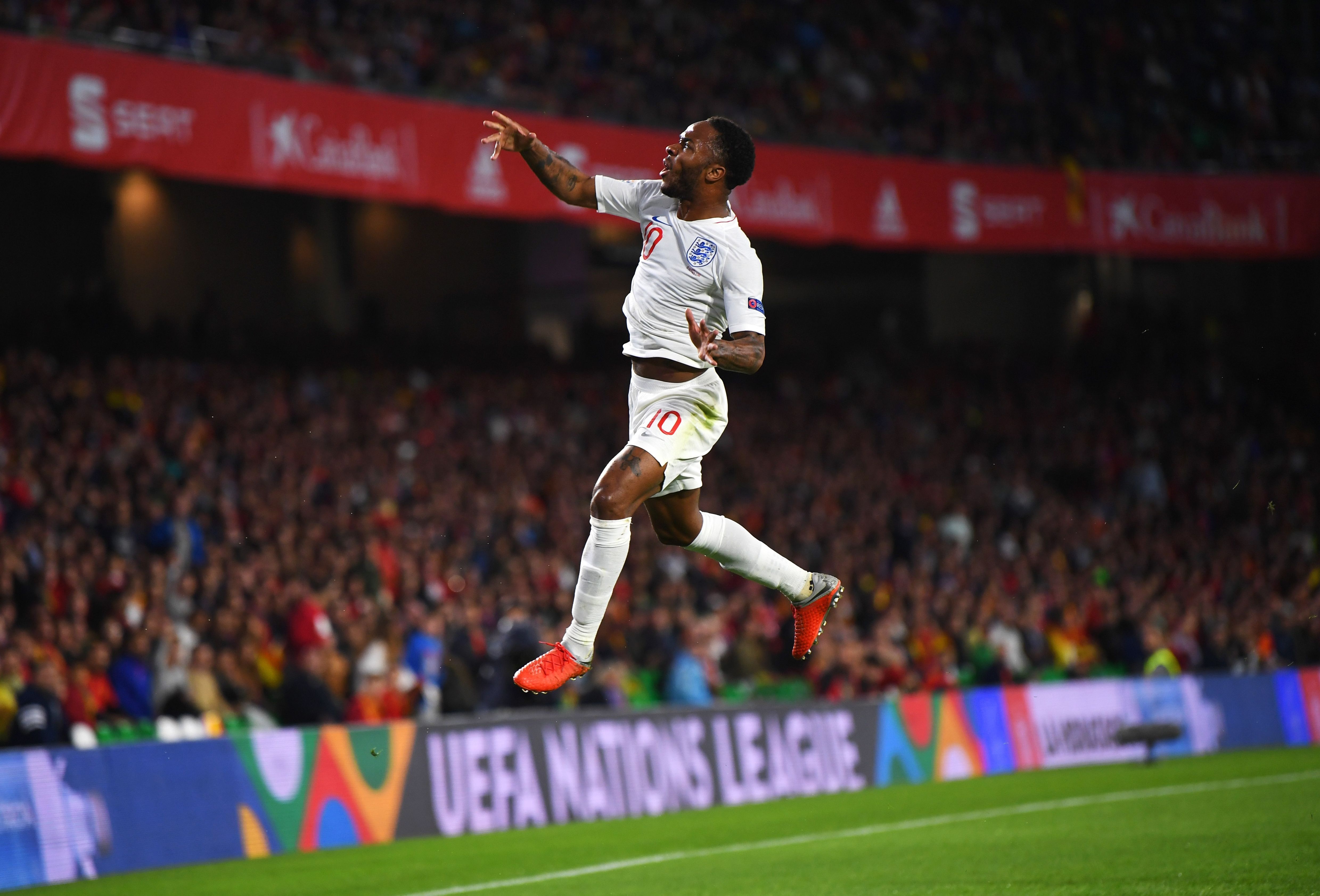 STERLING ESPAÑA INGLATERRA UEFA NATIONS LEAGUE
