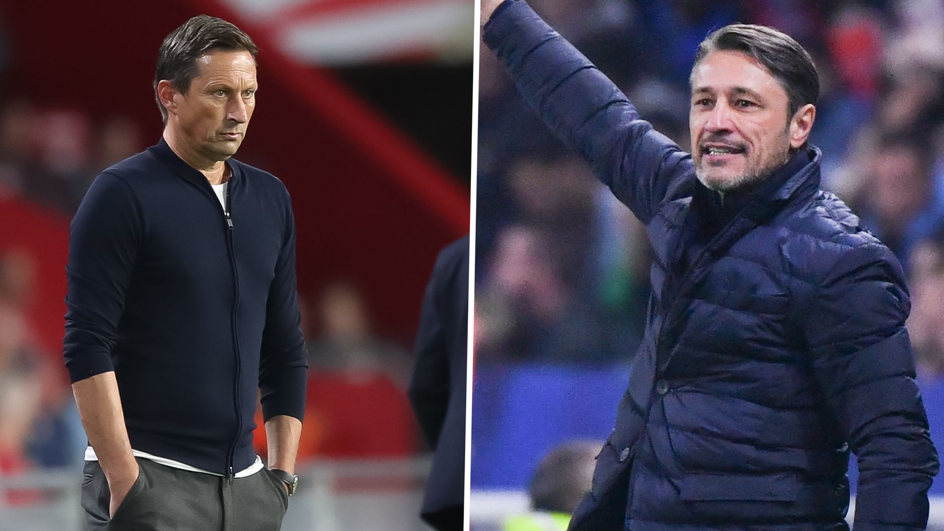 Roger Schmidt PSV EIndhoven Niko Kovac AS Monaco GFX