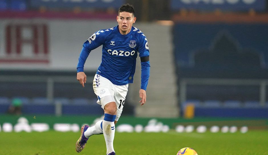 JAMES RODRIGUEZ FC Everton