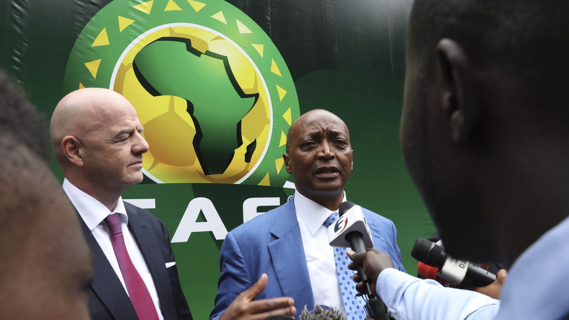 Gianni Infantino & Patrice Motsepe