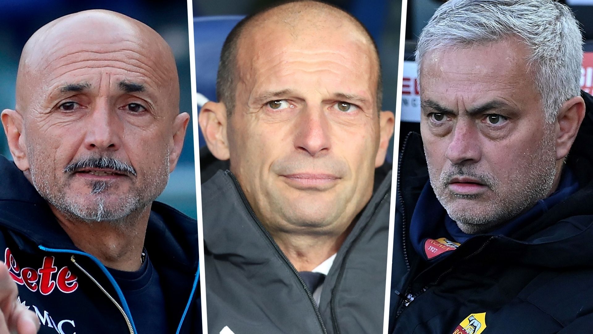 Spalletti Allegri Mourinho