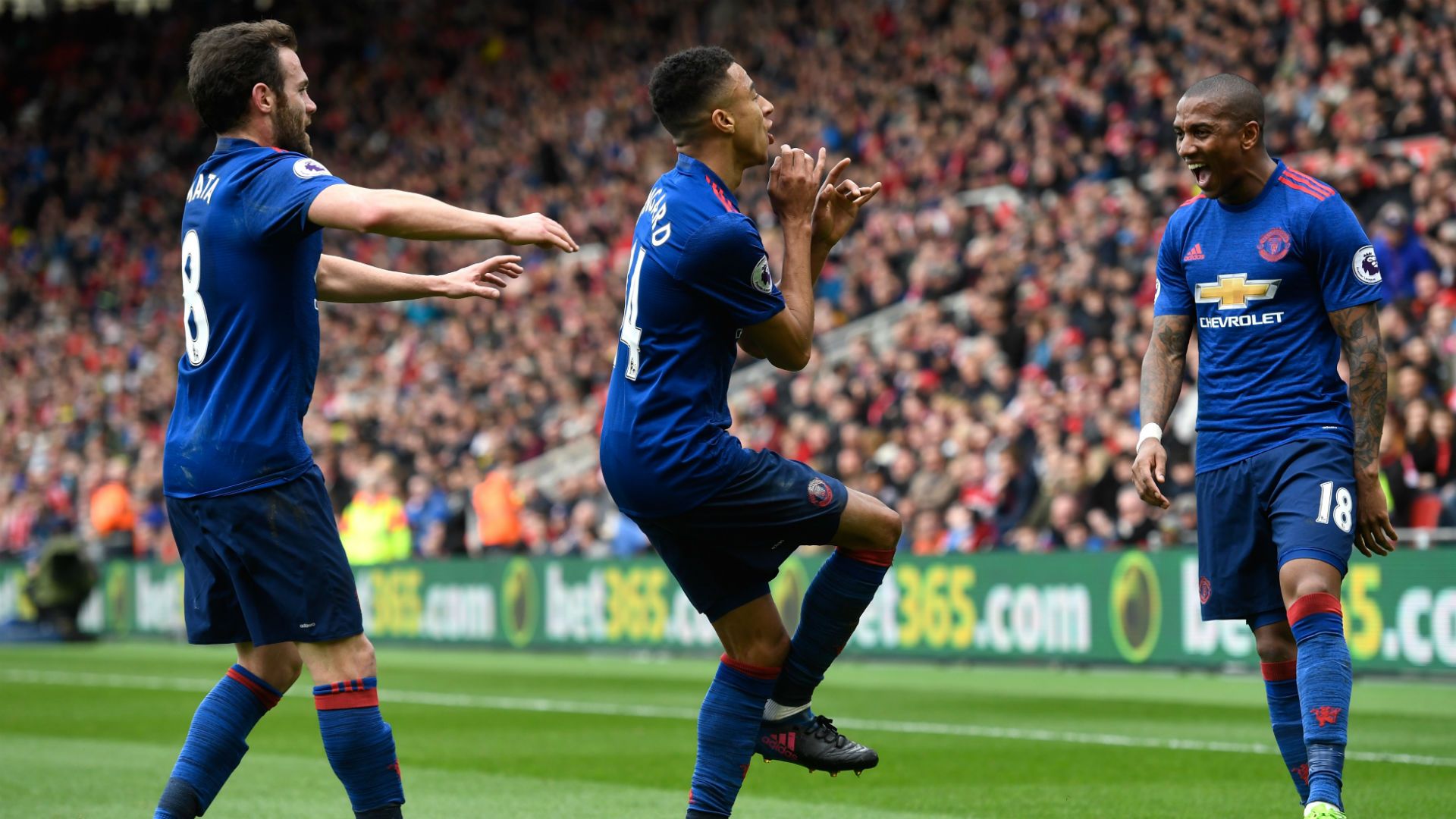 Jesse Lingard Manchester United Middlesbrough