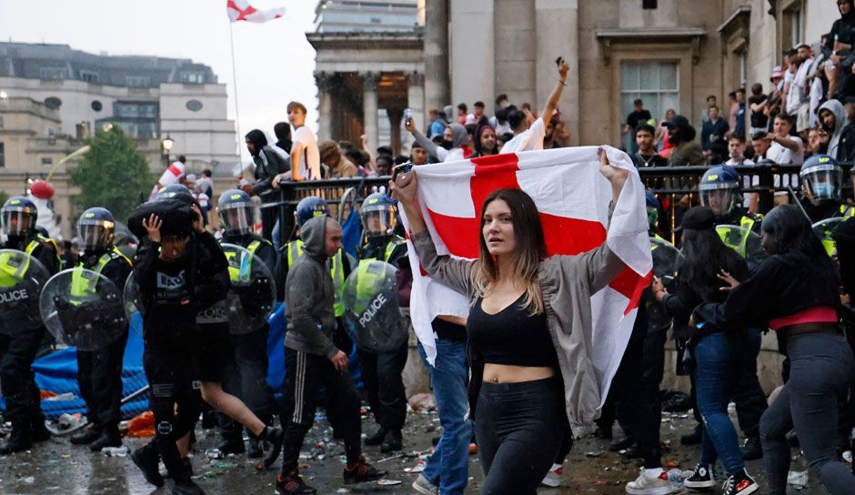 England Fans Wembley EM 2021