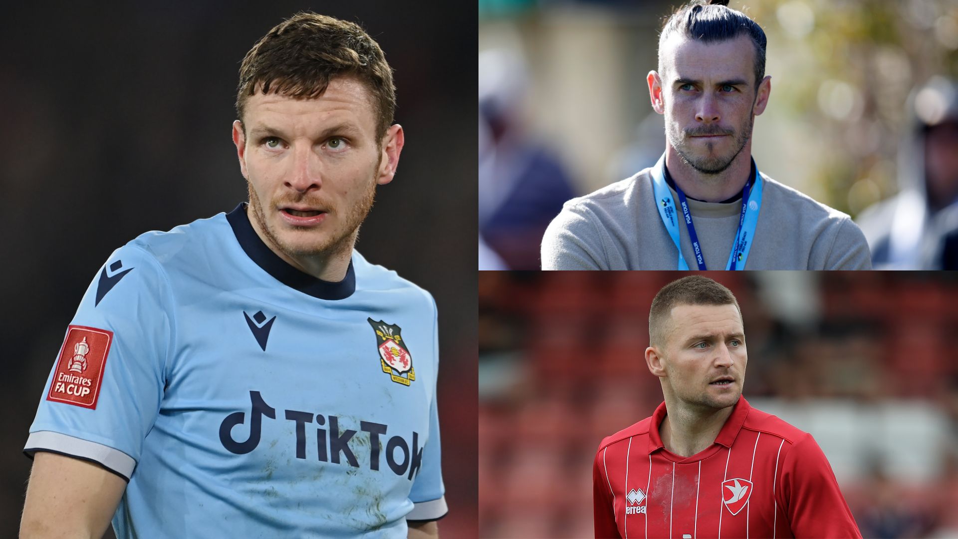 Paul Mullin Gareth Bale Alfie May split