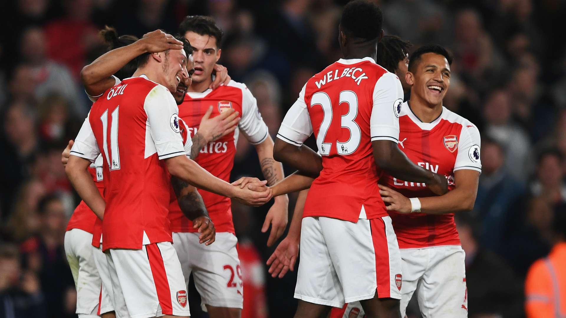 Arsenal celebrate