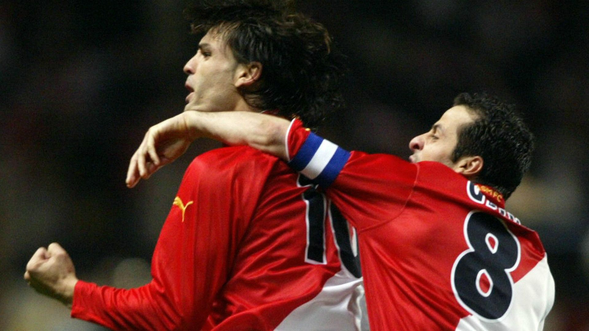 Fernando Morientes Ludovic Giuly Monaco Real Madrid 06042004