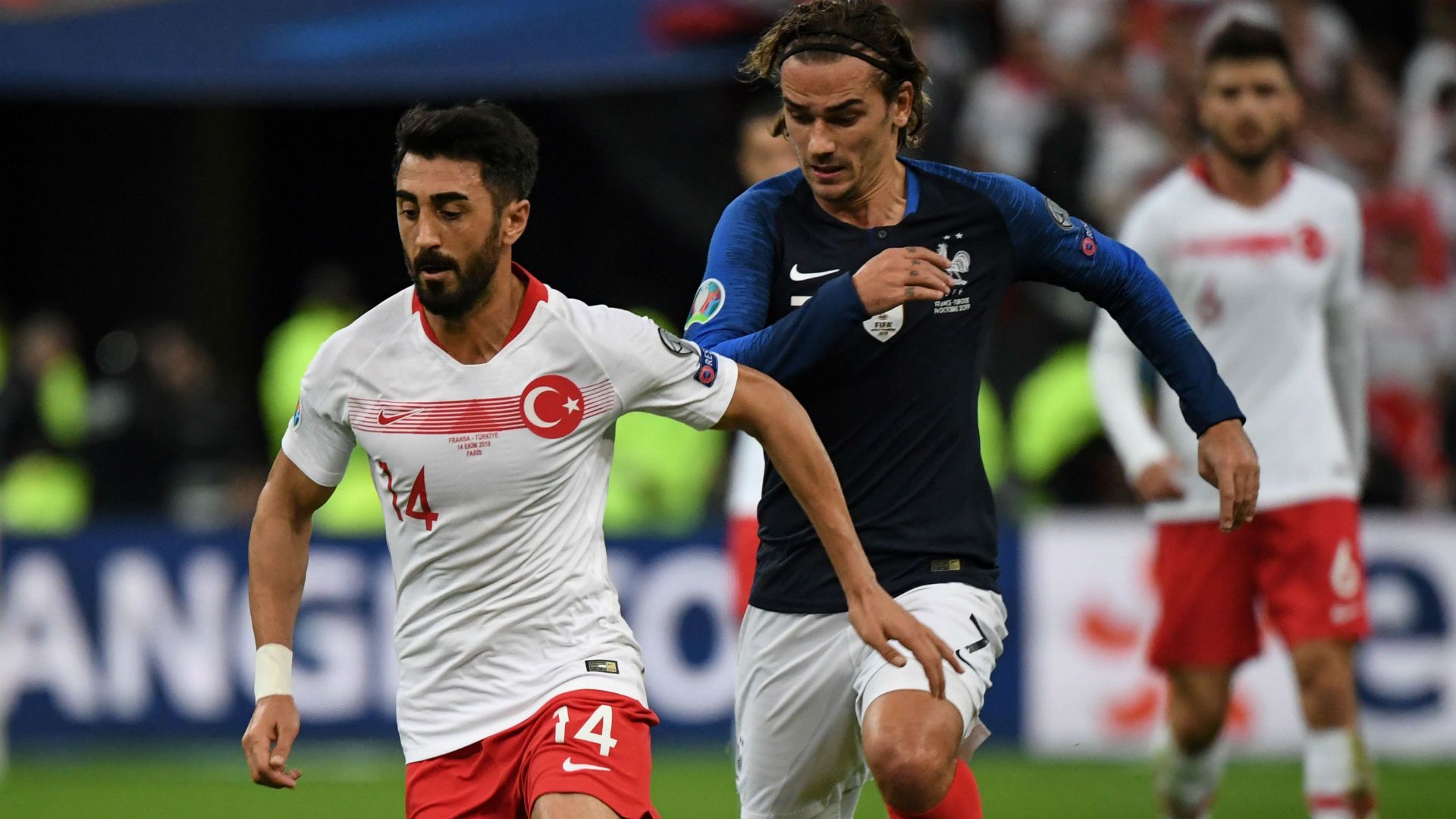 Mahmut Tekdemir Antoine Griezmann France Turkey UEFA Euro Qualifiers 14102019