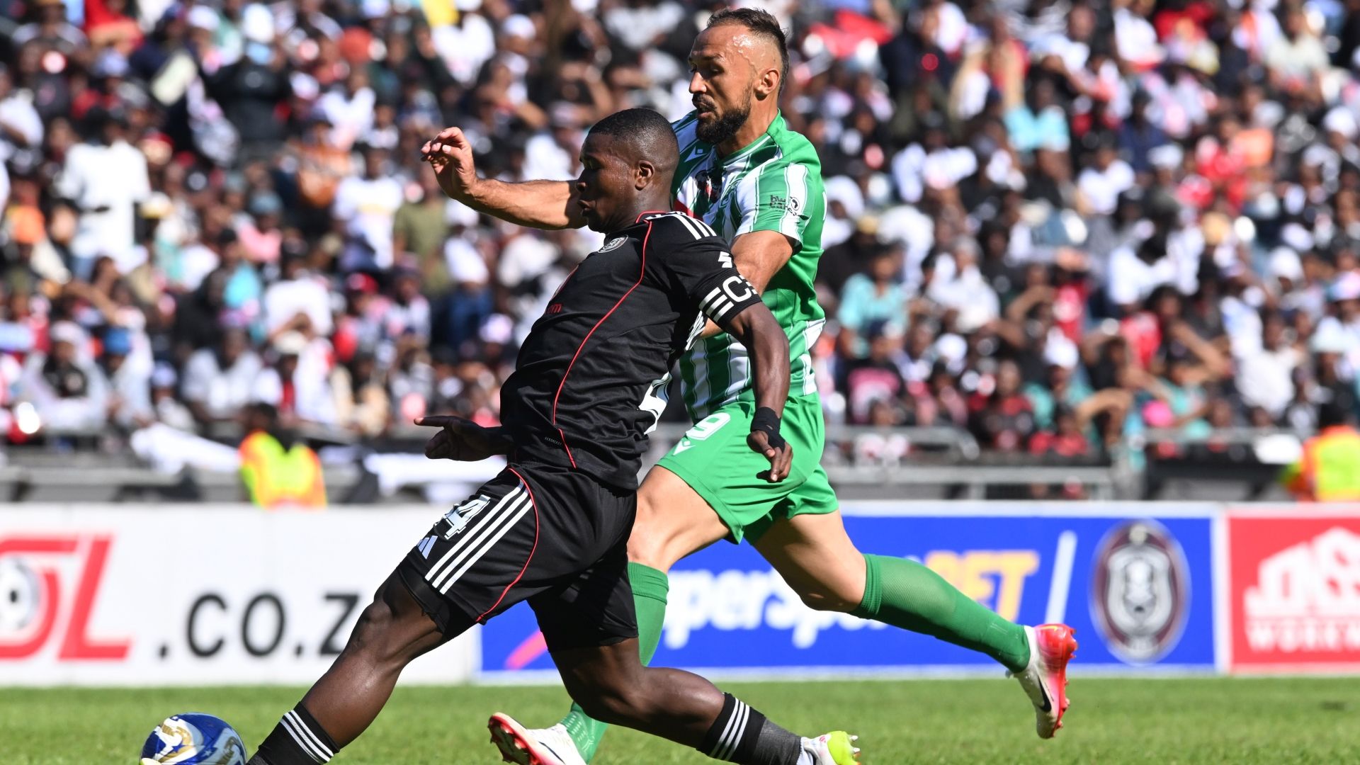 Mbekezeli Mbokazi and Samir Nurkovic, Orlando Pirates vs Siwelele