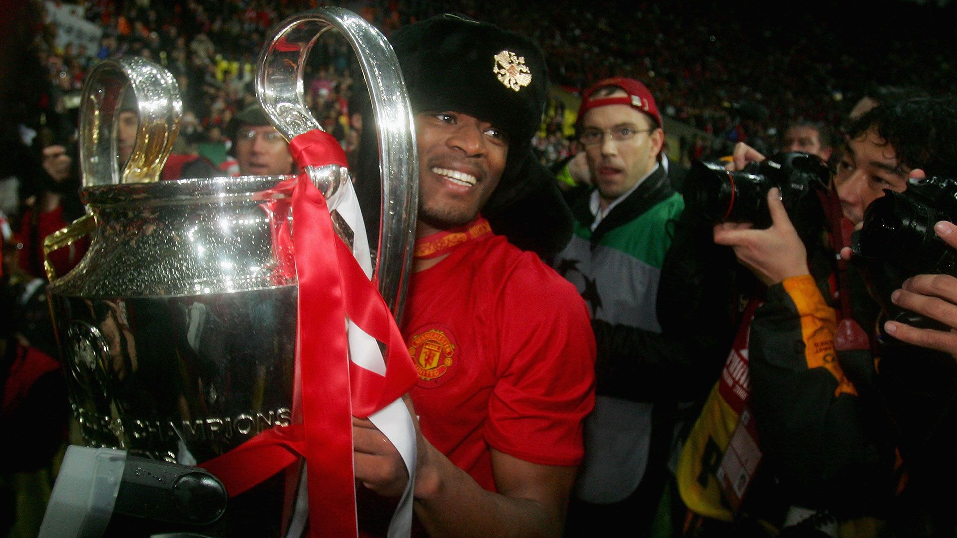 Patrice Evra Manchester United Champions League