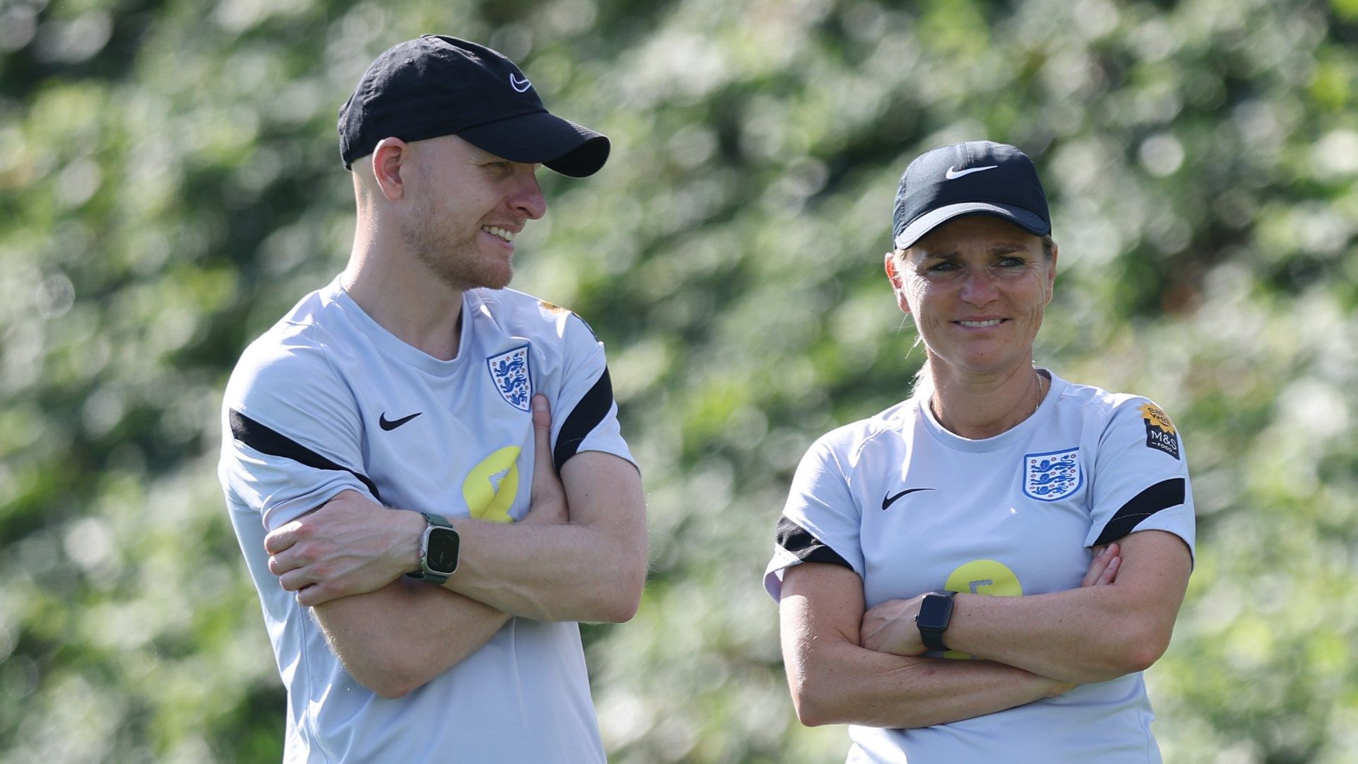 Arjan Veurink Sarina Wiegman 2022