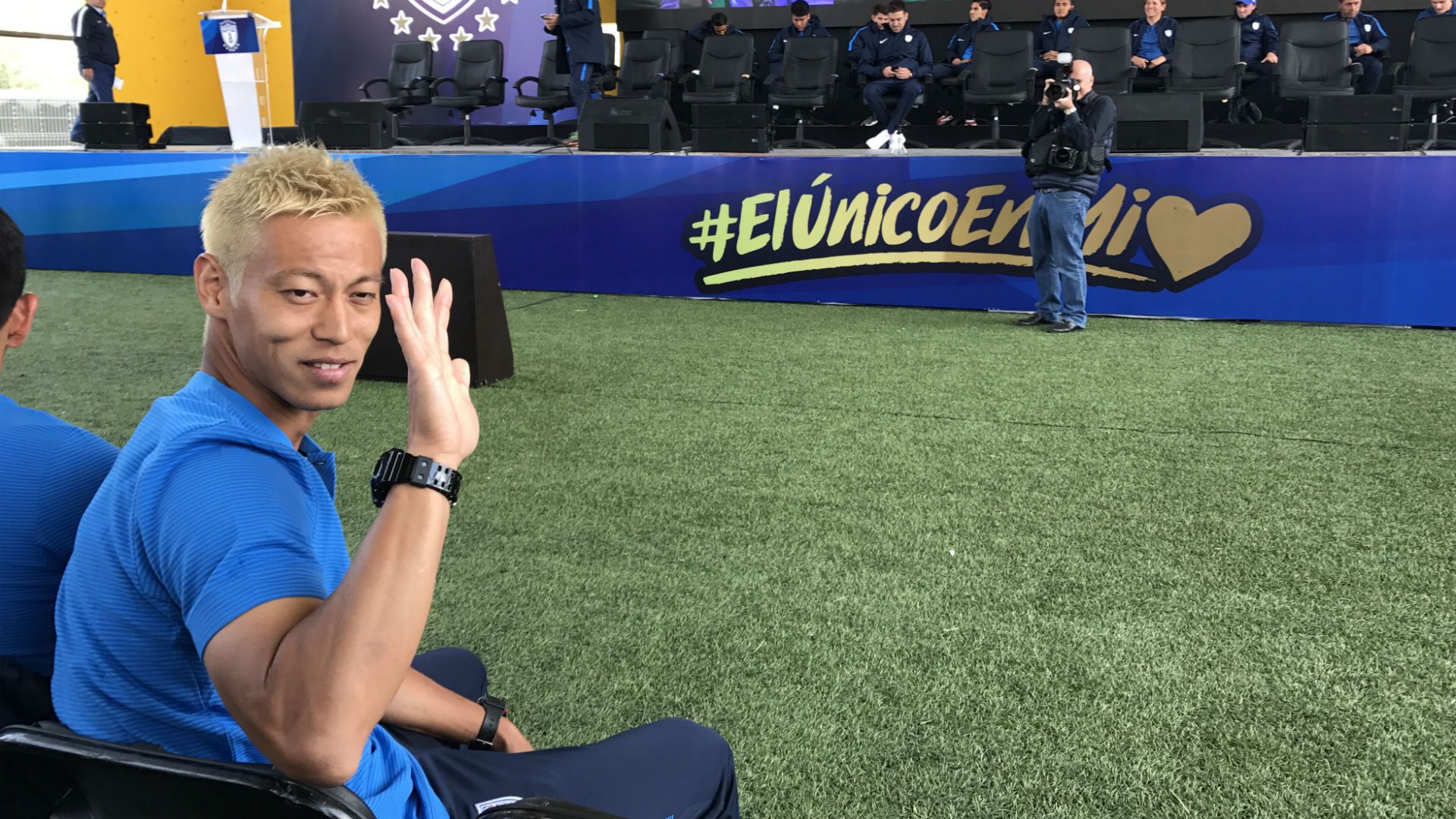 keisuke honda presentacion pachuca goal méxico