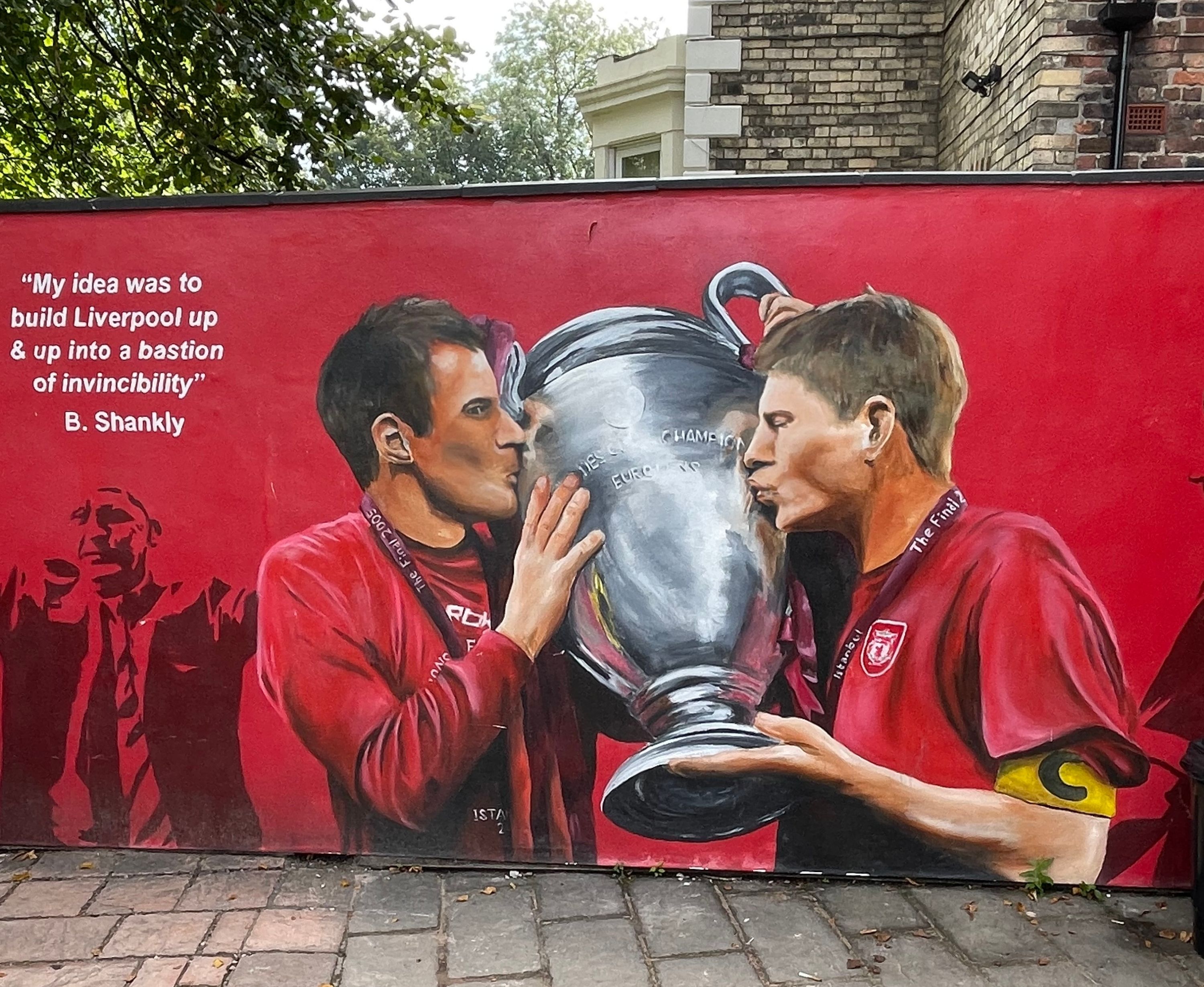 Liverpool Murales Carragher Gerrard