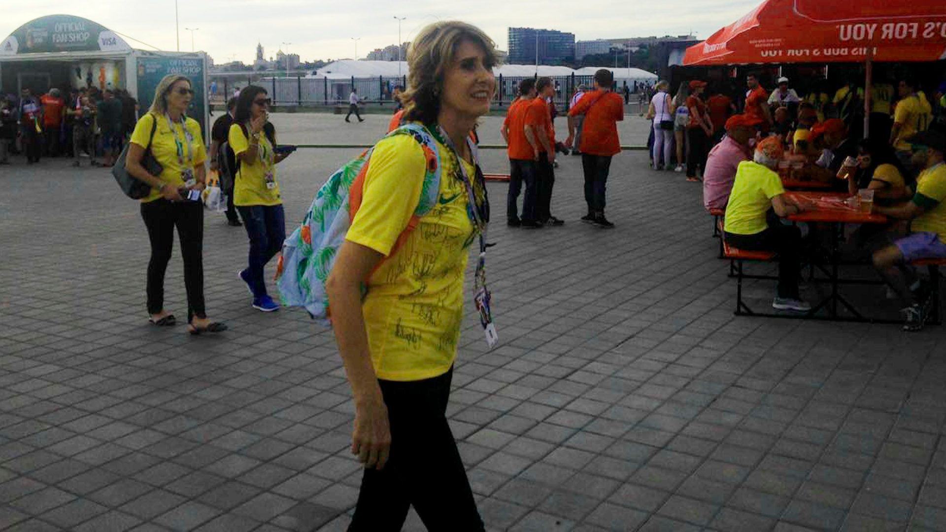 Esposa Tite Brasil x Súíça Copa Rússia 17 06 18