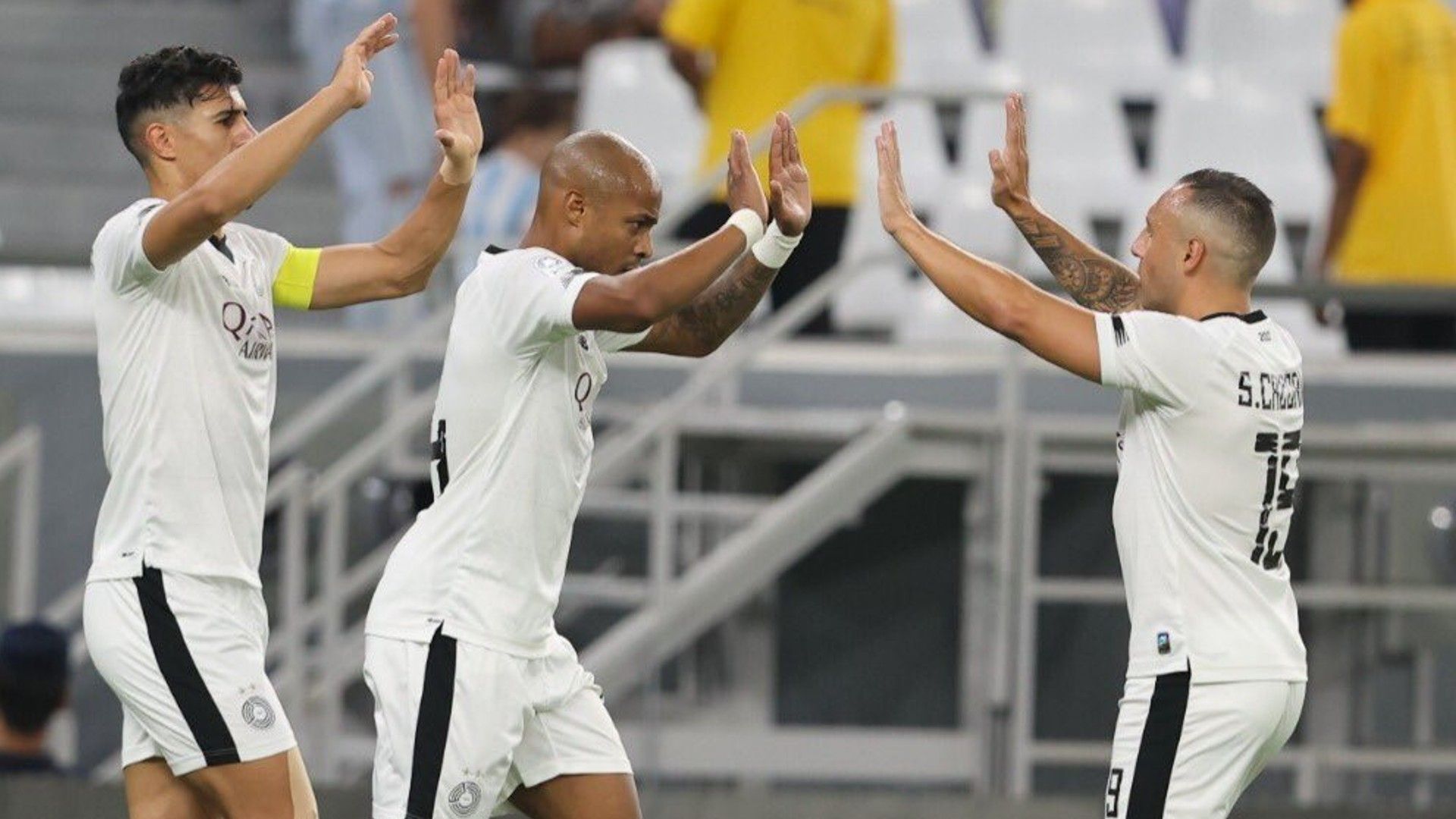Andre Ayew of Ghana and Al Sadd.