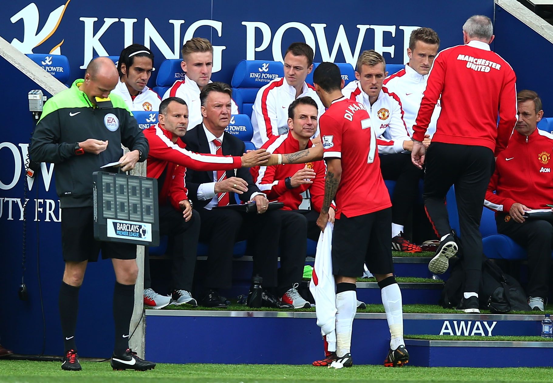 Angel Di Maria & Louis Van Gaal