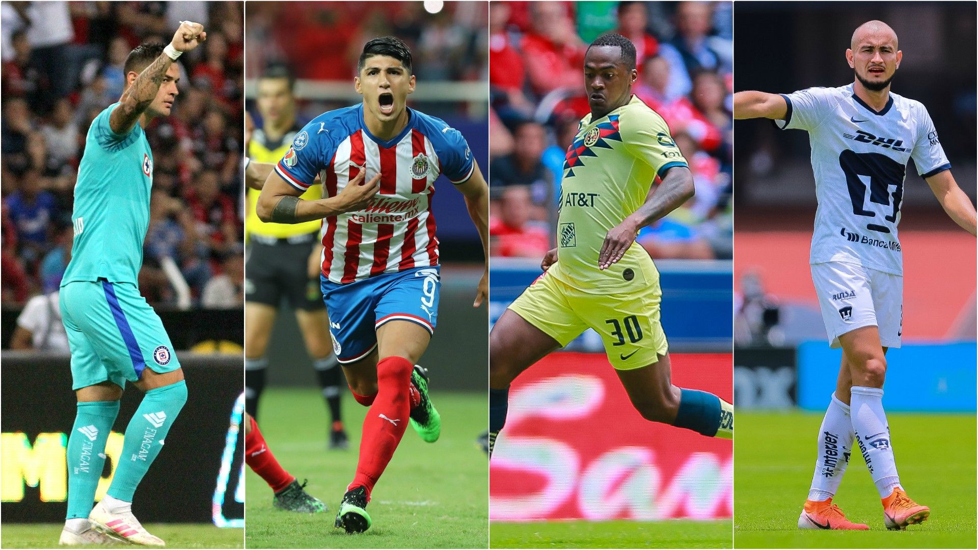 Grandes Liga MX Cruz Azul Pumas América Chivas