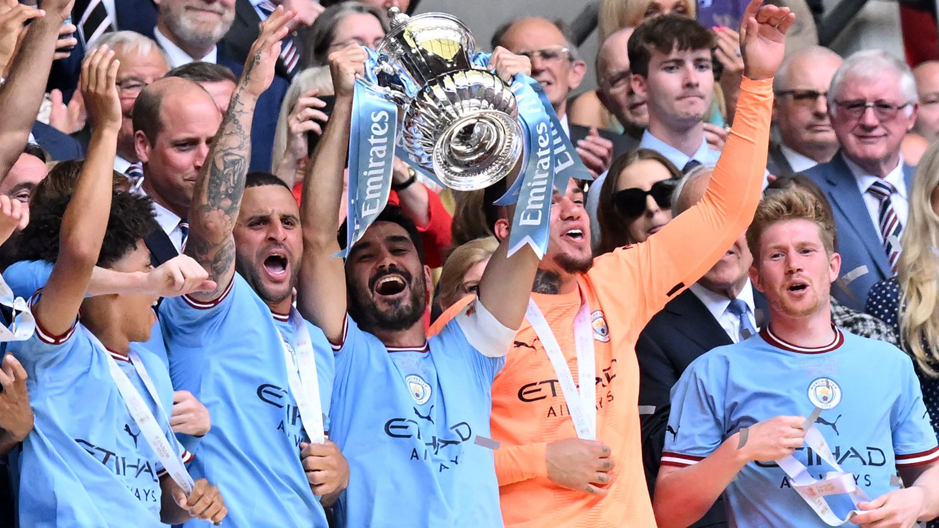 FA Cup trophy Manchester City 2023