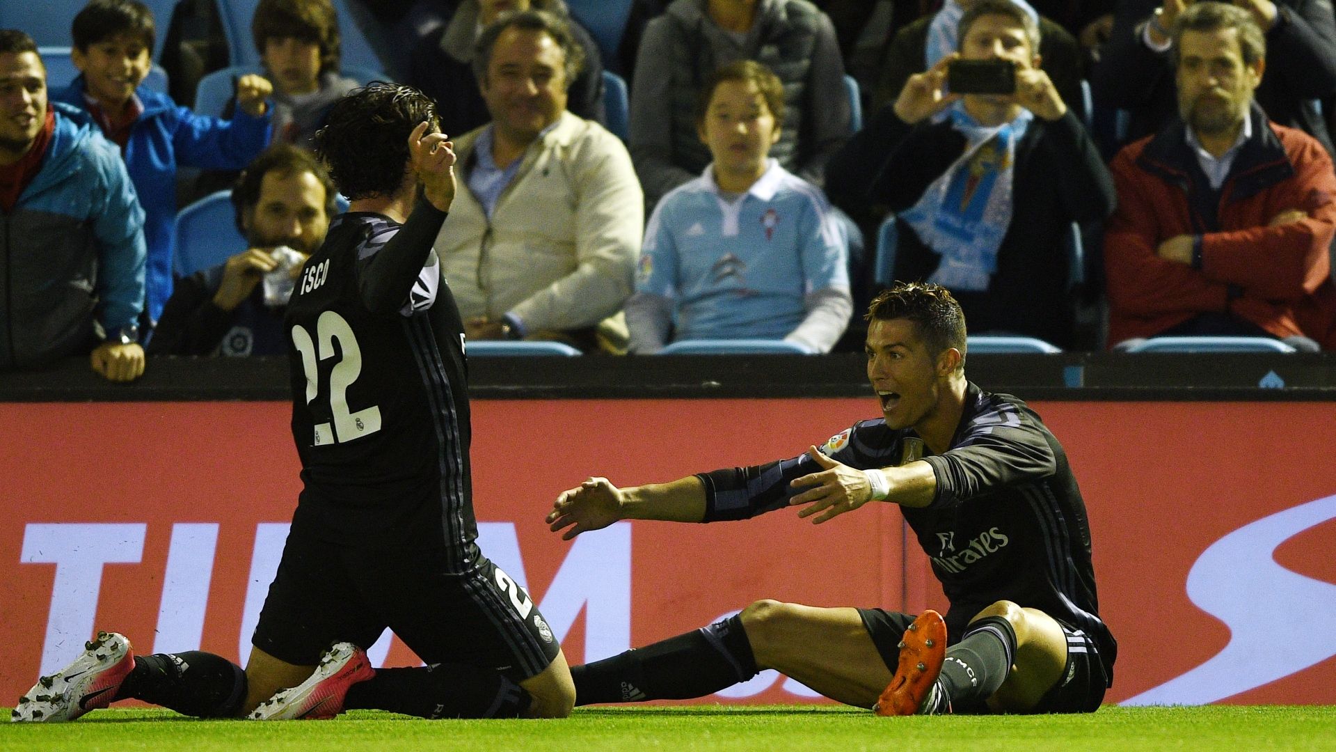 Cristiano Ronaldo Isco Real Madrid Celta LaLiga 17052017