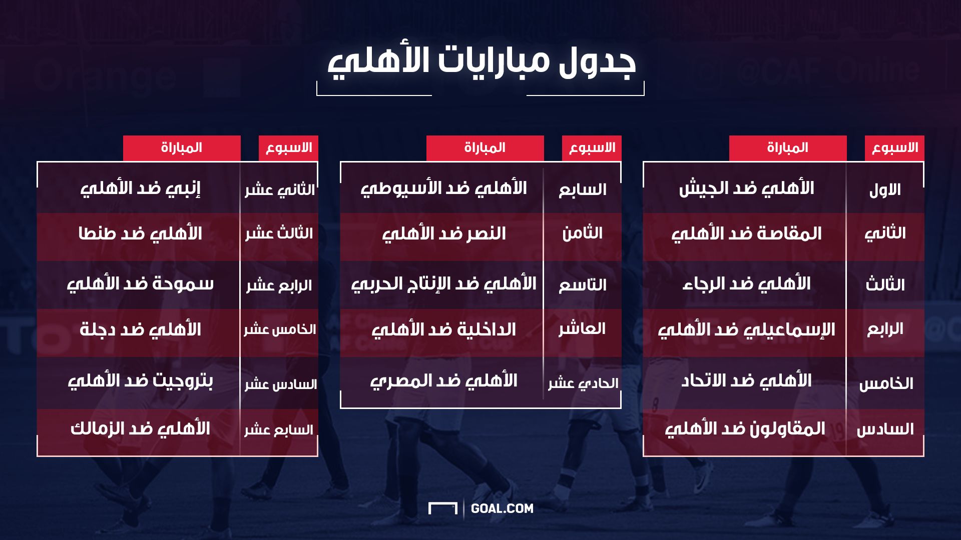 ahly First round 17-18
