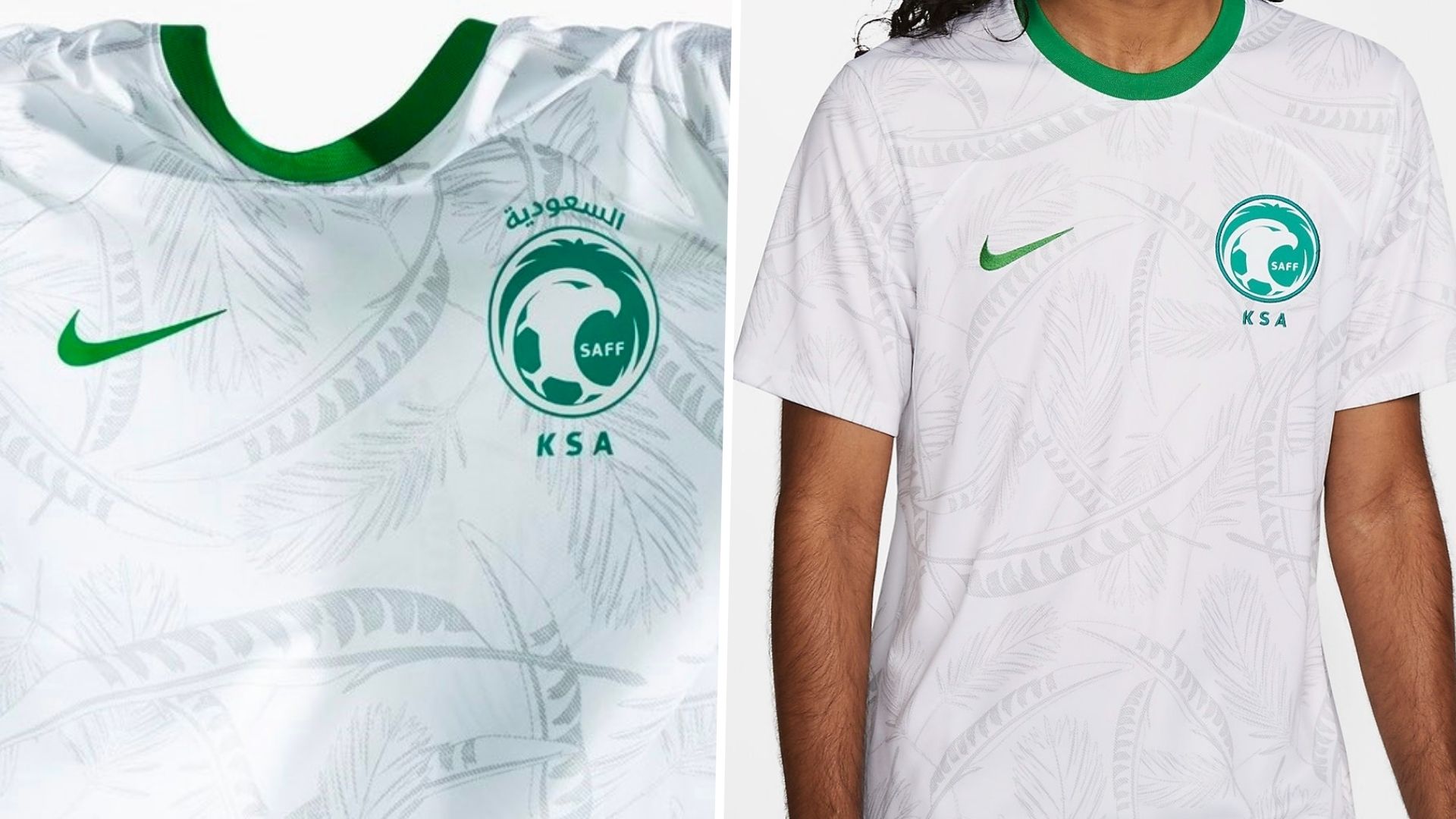 Saudi Arabia home kit World Cup 2022
