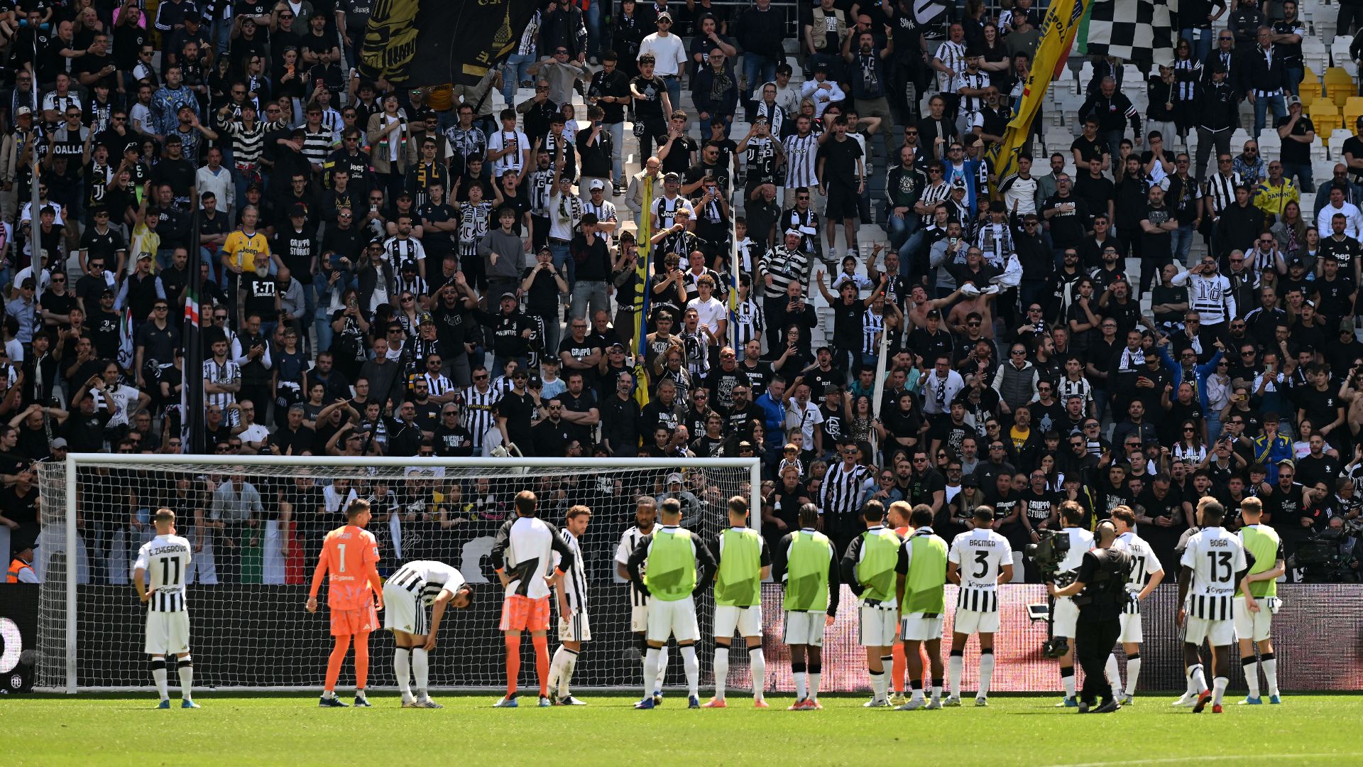 Juventus giocatori tifosi