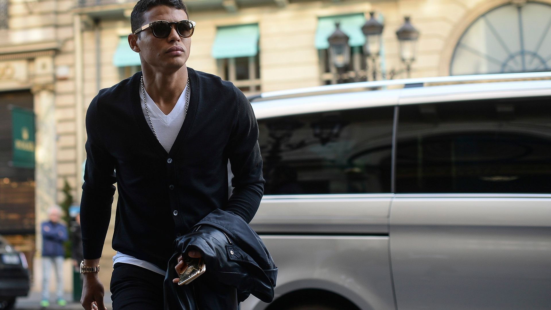 Thiago Silva Brasil apresentação em Paris 06 11 17