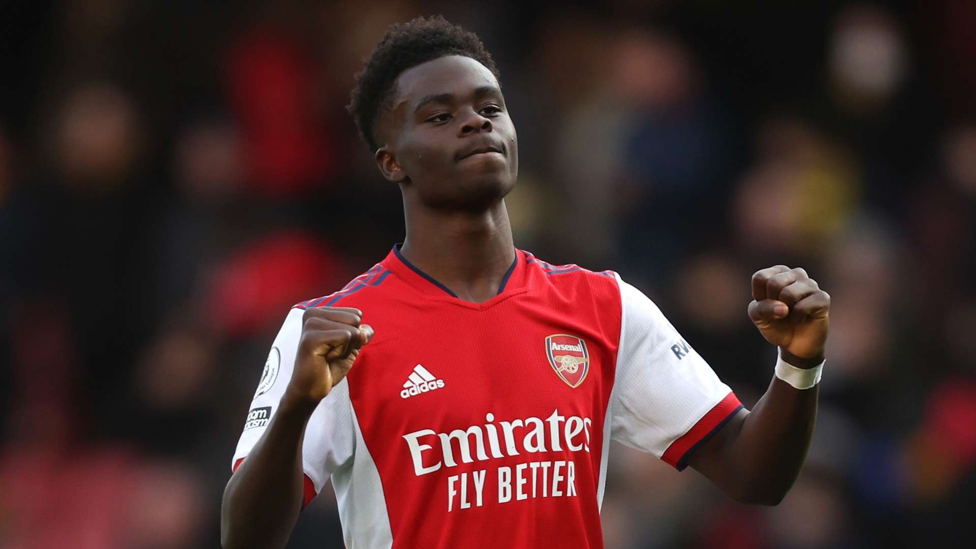 Bukayo Saka Arsenal Watford Premier League 2021-22