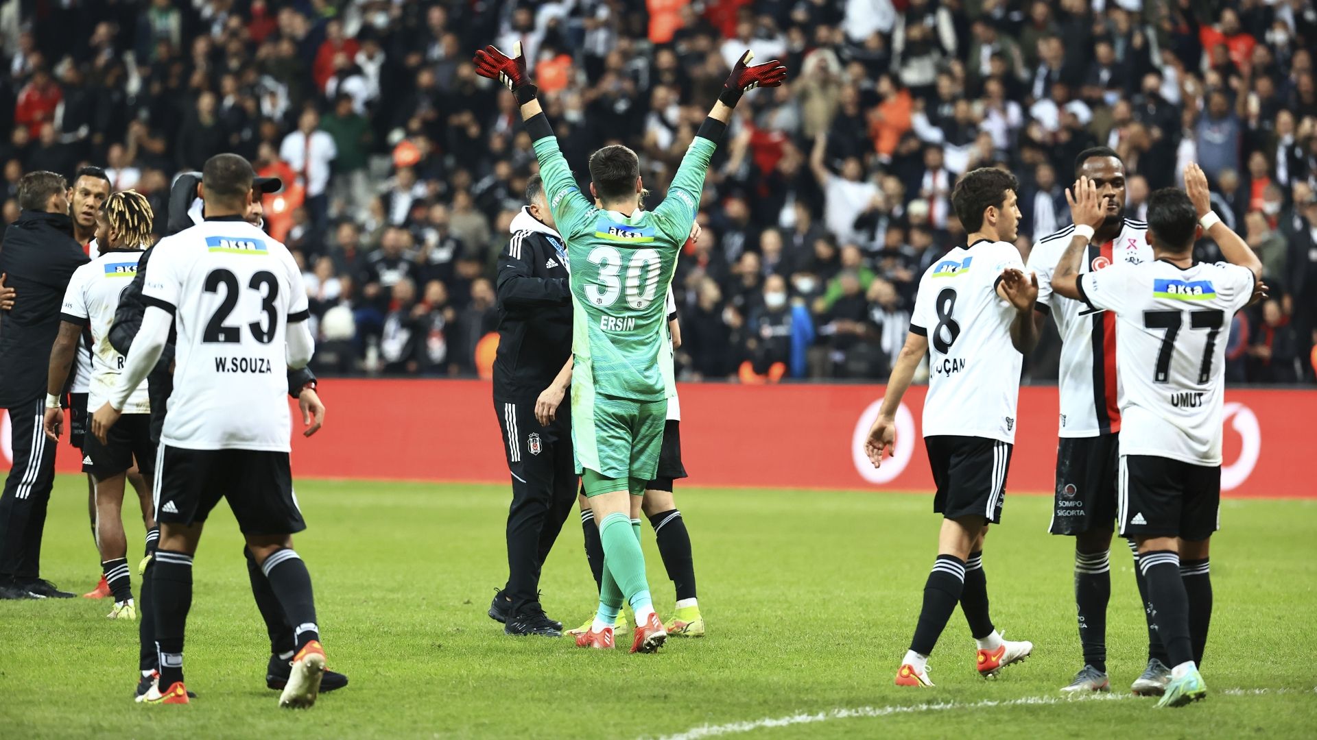 Beşiktaş celebration vs Galatasaray 10252021