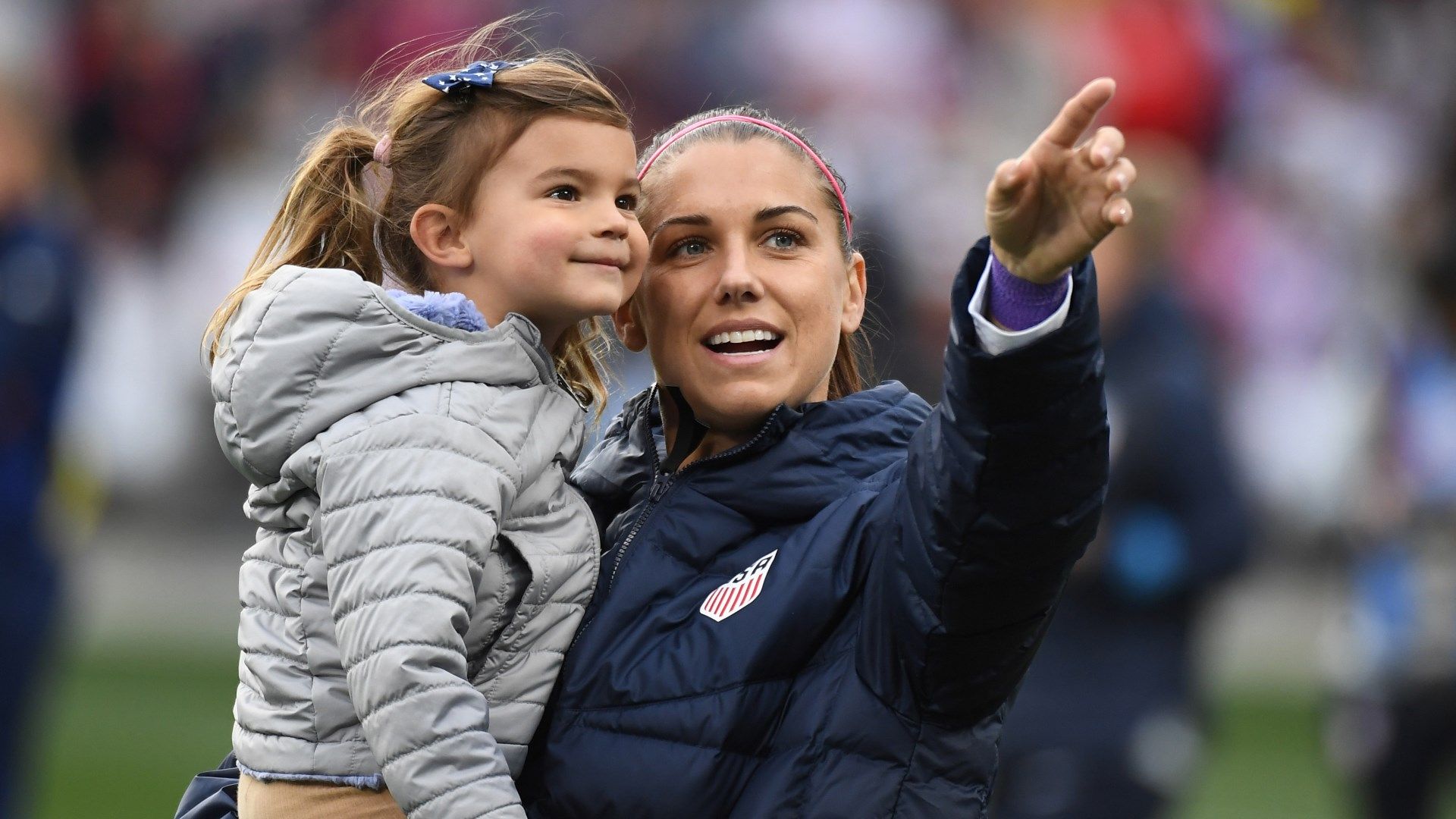 Alex Morgan & daughter Charlie