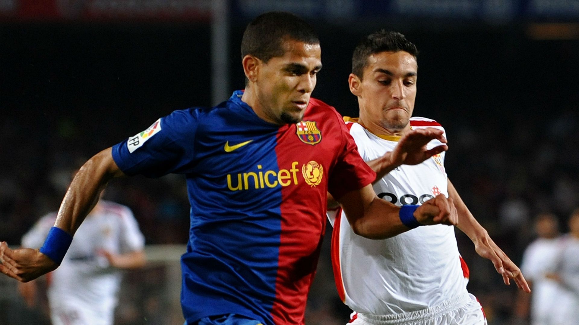 Dani Alves Jesus Navas Barcelona Sevilla