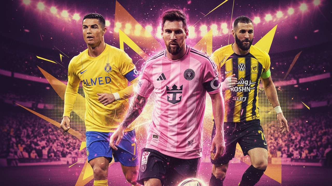 Lionel Messi Karim Benzema Cristiano Ronaldo GOAL ONLY