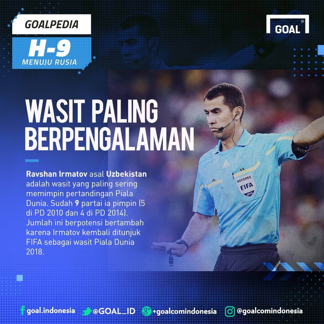 GoalPedia Piala Dunia H-9 | Wasit