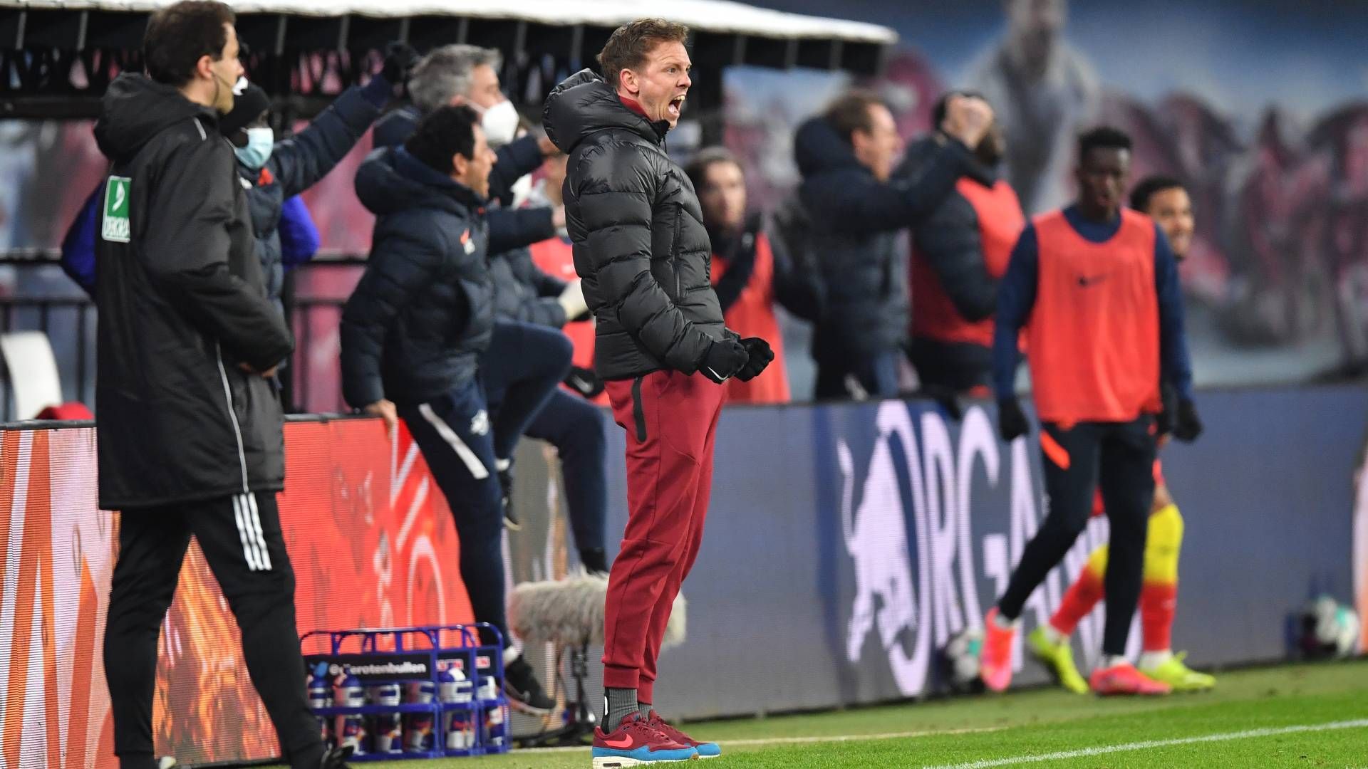 Julian Nagelsmann RB Leipzig Jubel