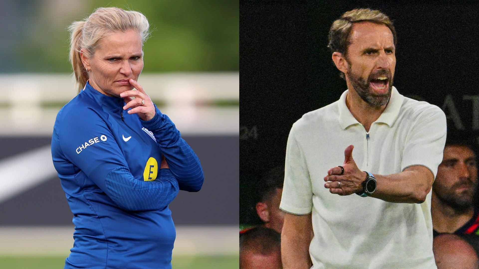 Sarina Wiegman Gareth Southgate split 2024