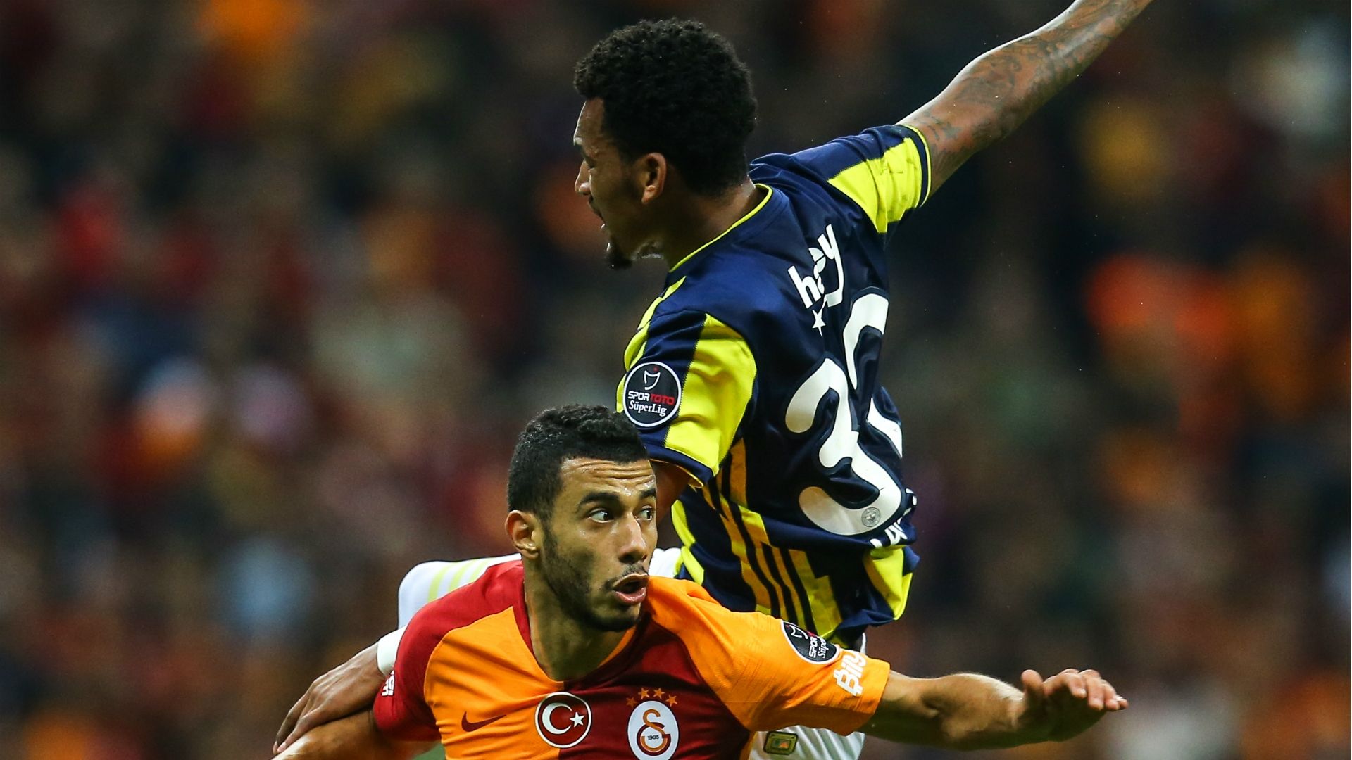 Galatasaray Fenerbahce Belhanda Jailson