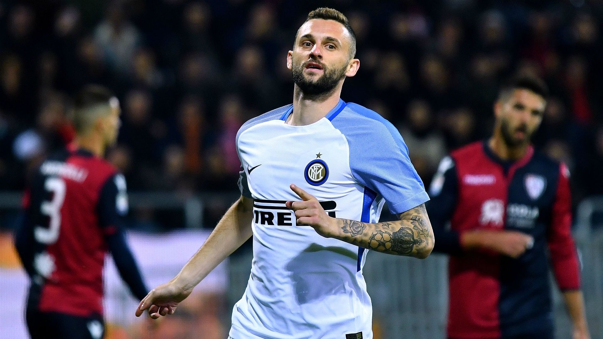 Marcelo Brozovic Cagliari Inter Serie A 11252017