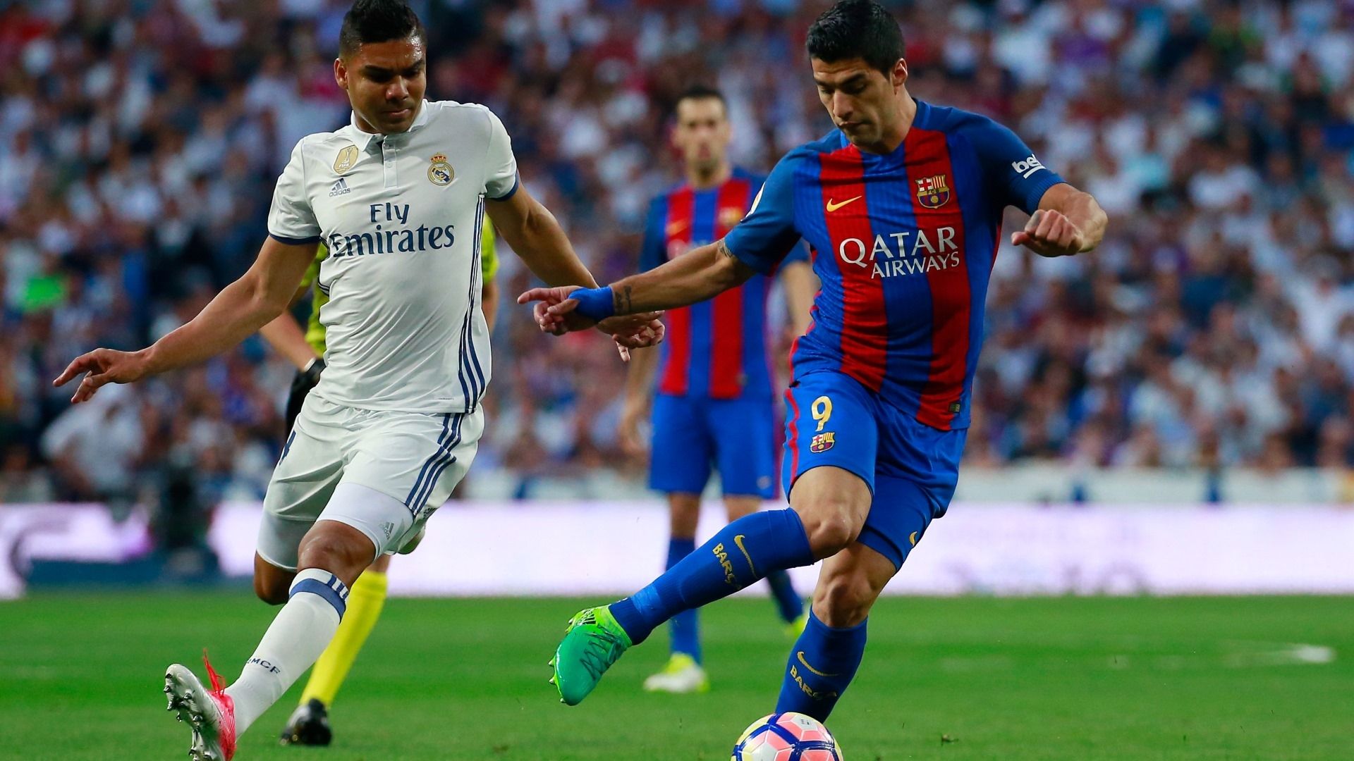 Casemiro Luis Suarez Real Madrid Barcelona LaLiga 23042017